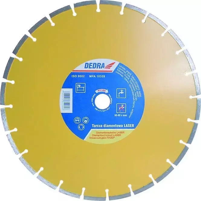 DEDRA LASER Diamantový rezný segmentový kotúč 125 mm/22,2 H1153