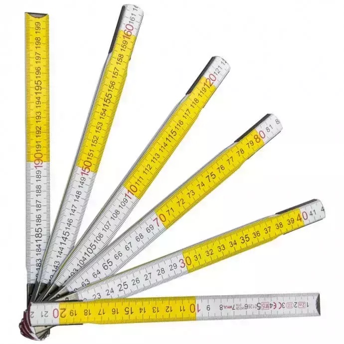 DEDRA Skladací meter M6002