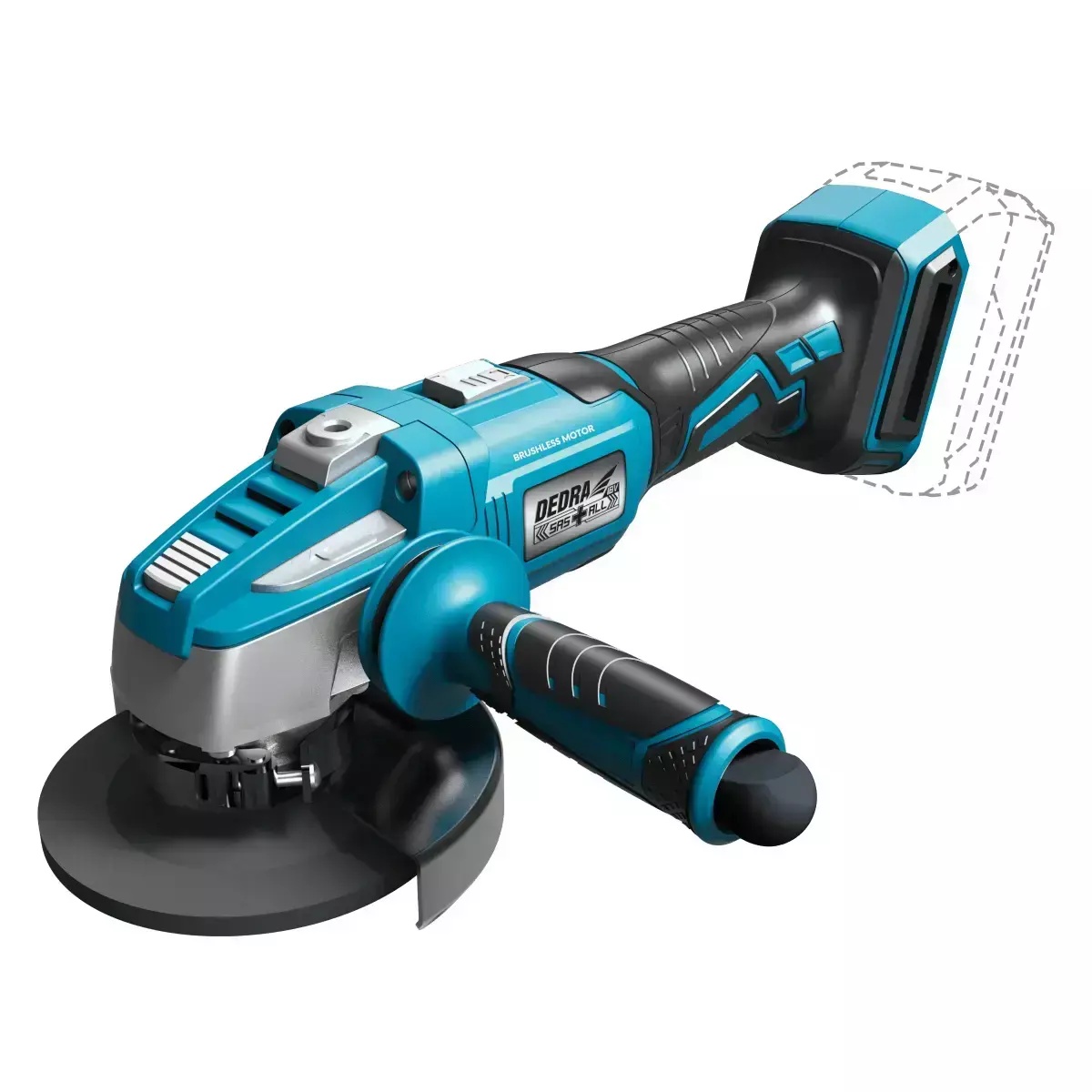 Aku uhlová brúska DEDRA SAS+ALL 18 V DED7151 125 mm, 8500 ot/min DED7151