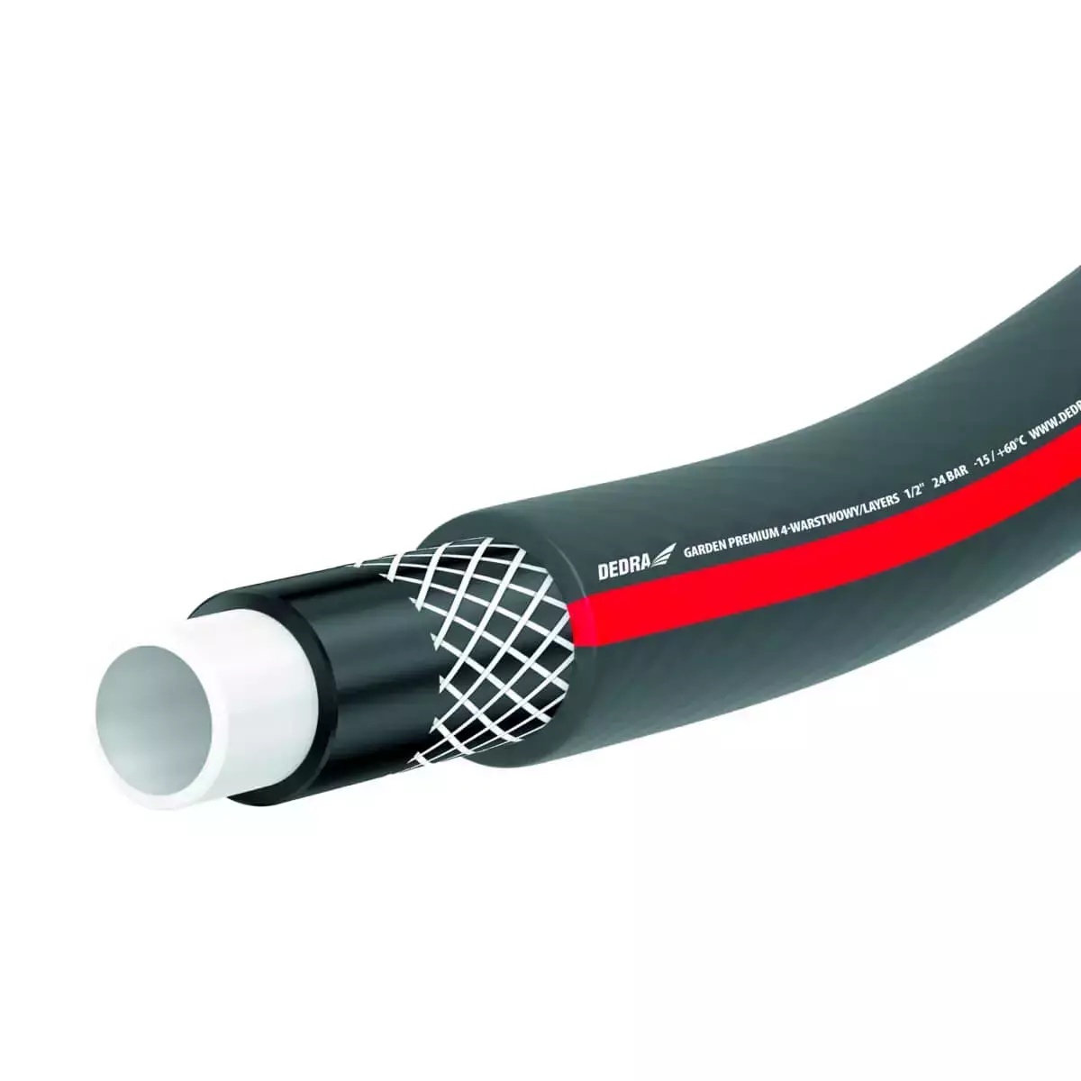 DEDRA-EXIM Záhradná hadica PREMIUM 1/2“, 4-vrstvová 80N721
