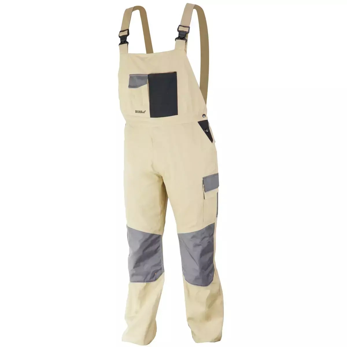 DEDRA Montérky veľkosť S/48,100% bavlna,270g/m2 BH41SO-S Farba: Svetlá žltá, Veľkosť: S / 48