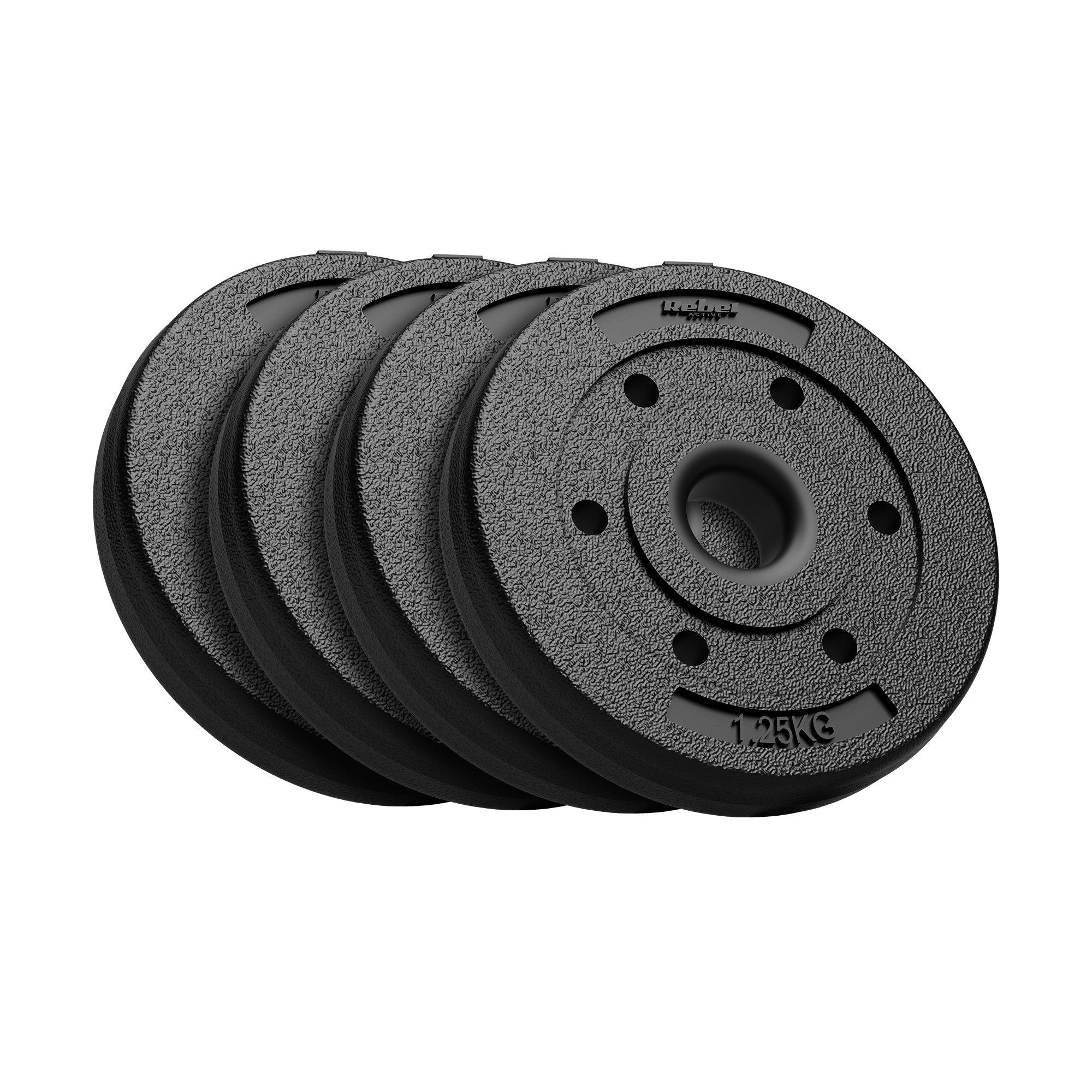 Kotúč na činku 4x1,25kg, 31mm, REBEL ACTIVE