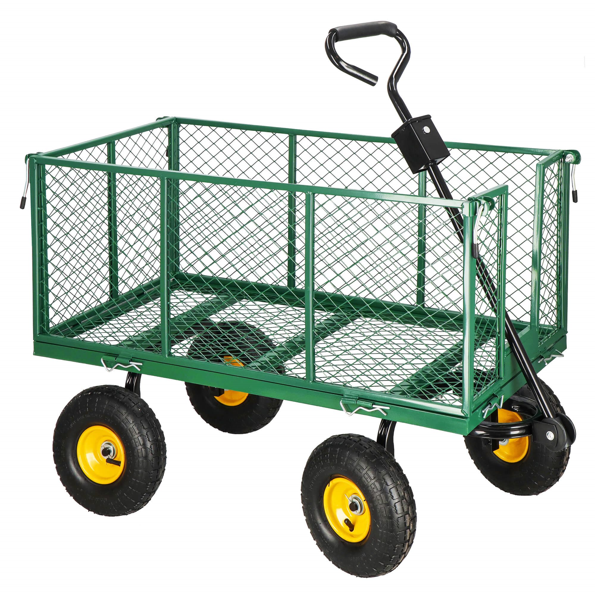 Záhradný vozík 400 kg s otváracími bočnicami S-GA0011