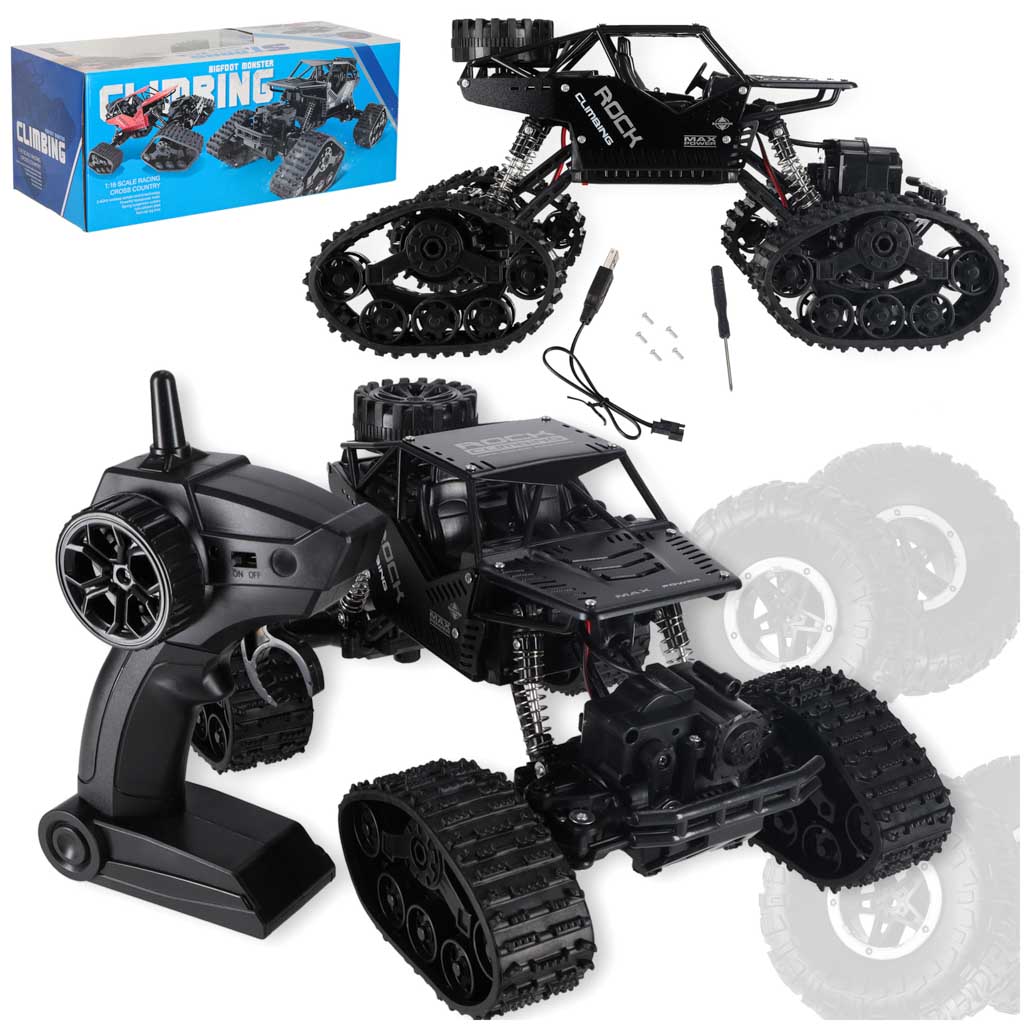 RC Rock Crawler 4x4 LHC012 auto 2v1 čierne