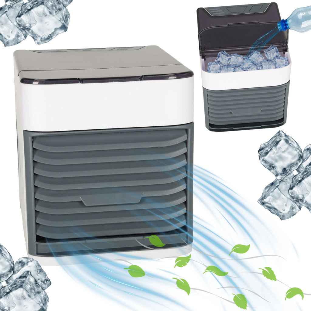 Mini ochladzovač vzduchu USB – stolový prenosný ventilátor s vodou ik-KX4632