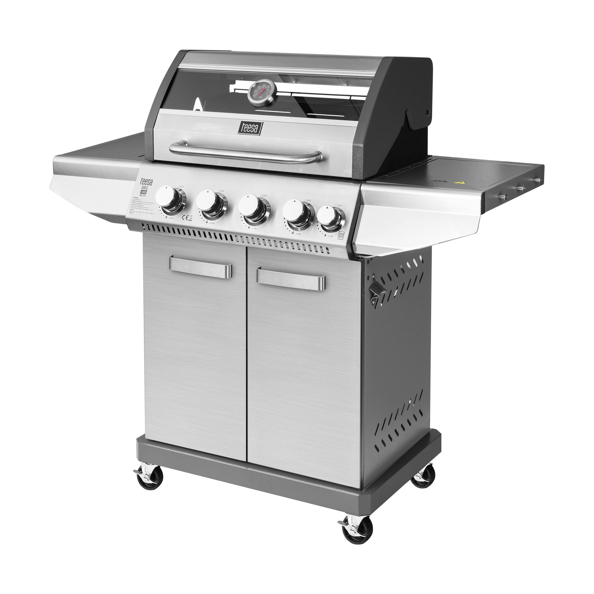 TEESA Plynový gril BBQ 5005 MASTER - 5 horákov