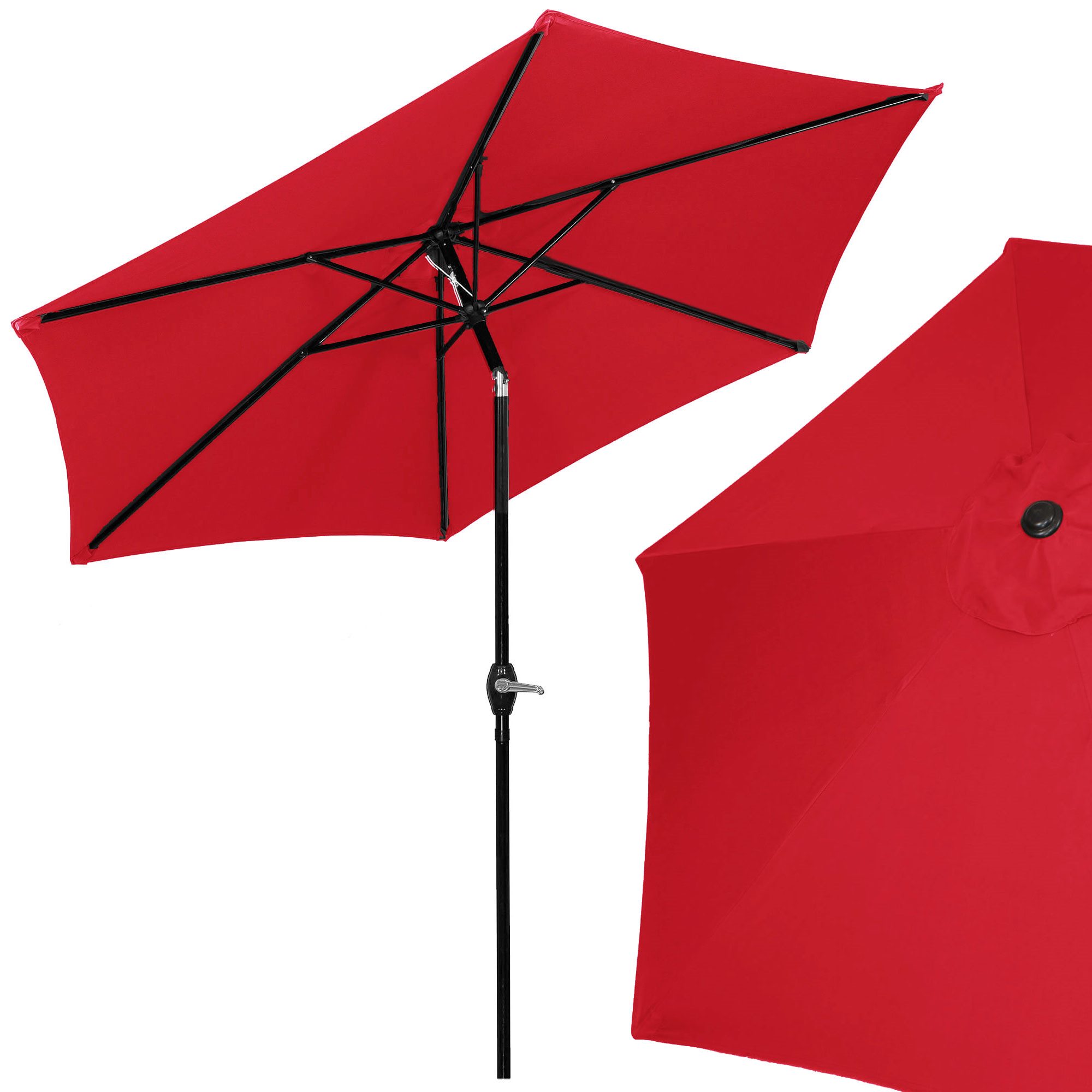 Záhradný slnečník 250 cm s kľukou a naklápaním S-GU0032