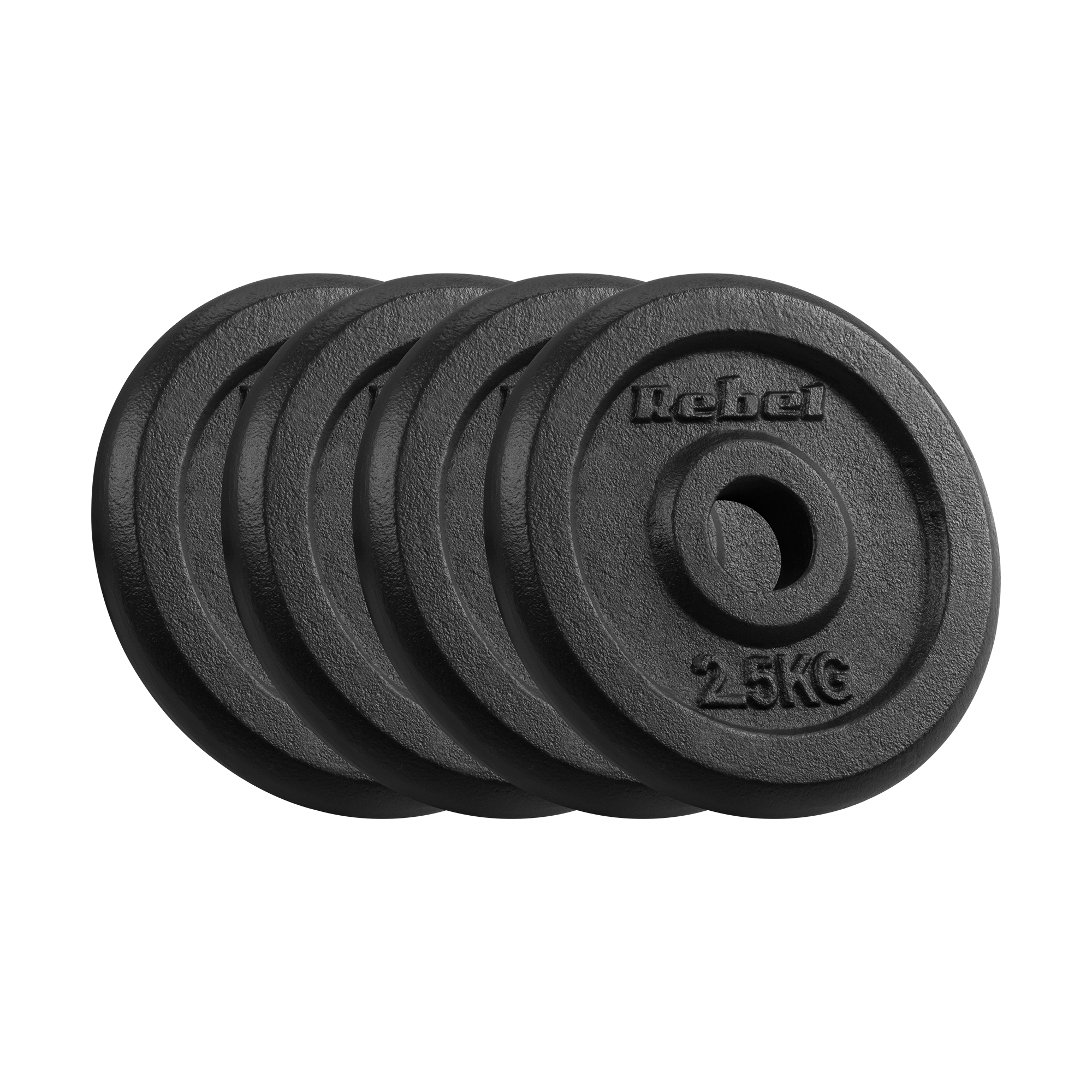 Kotúče na činky 4x2.5kg, 31mm, REBEL ACTIVE