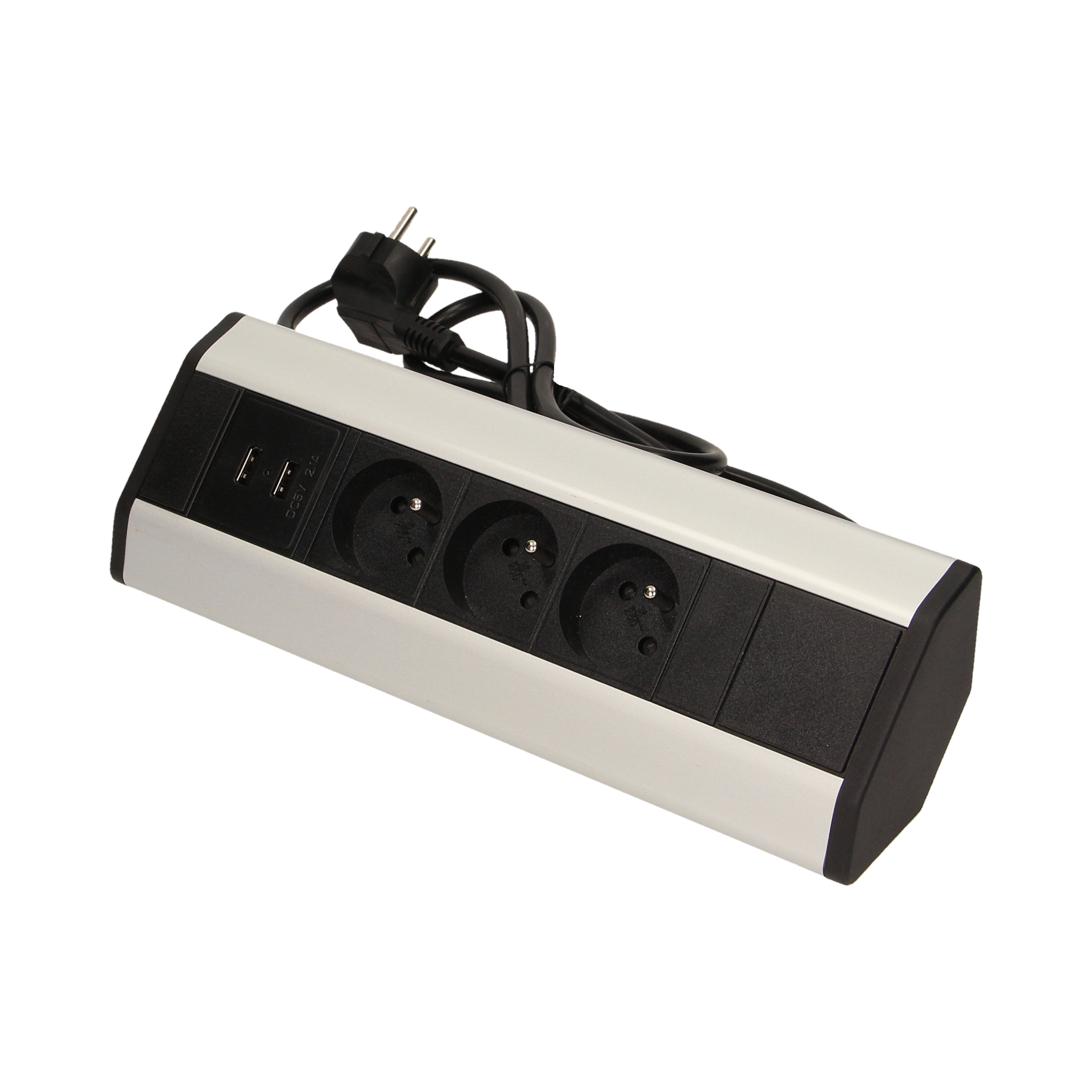 ORNO Nábytková zásuvka s USB + 1,8 m kábel