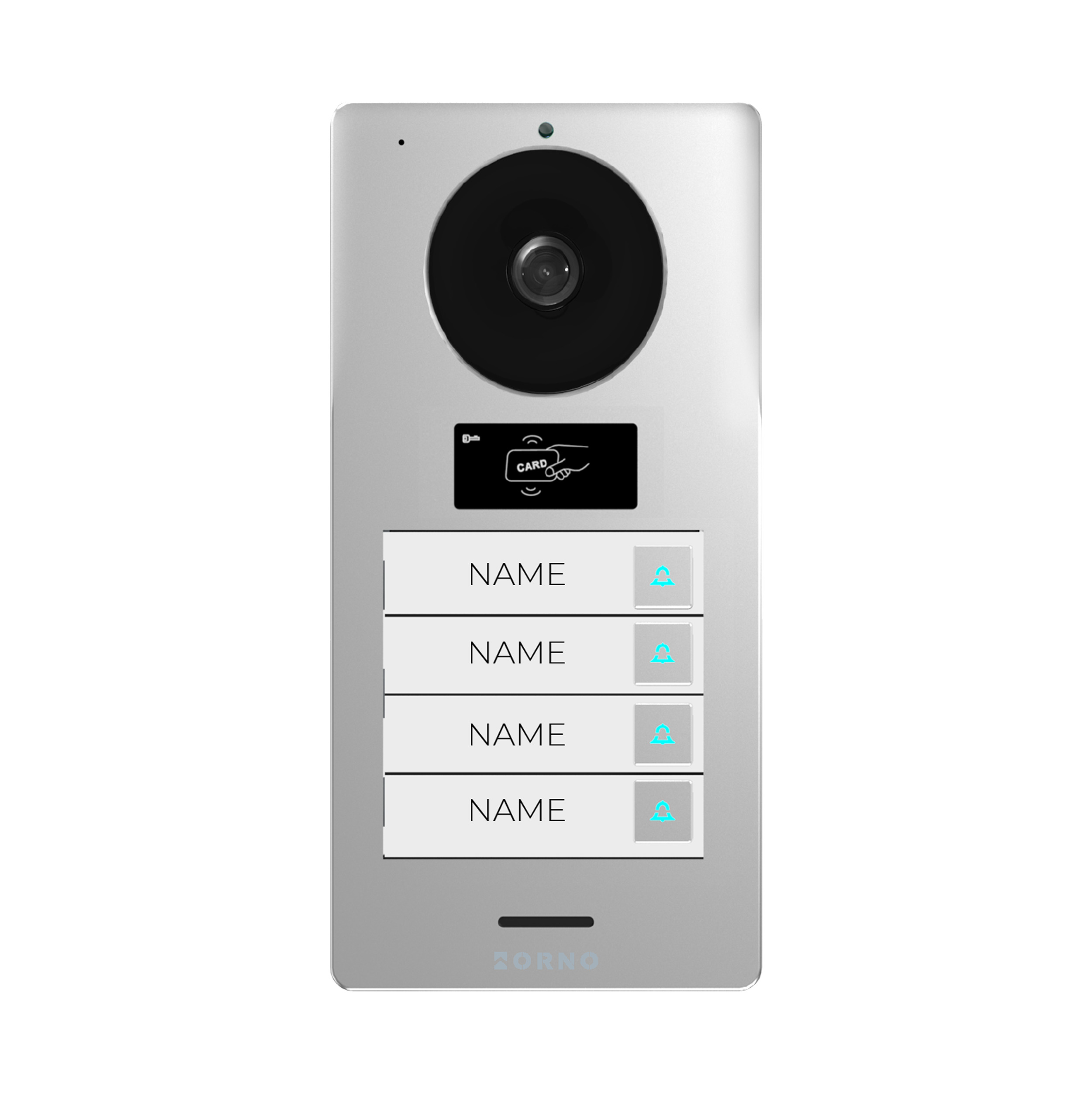 4K CCTV videovrátnik pre 4 byty s RFID