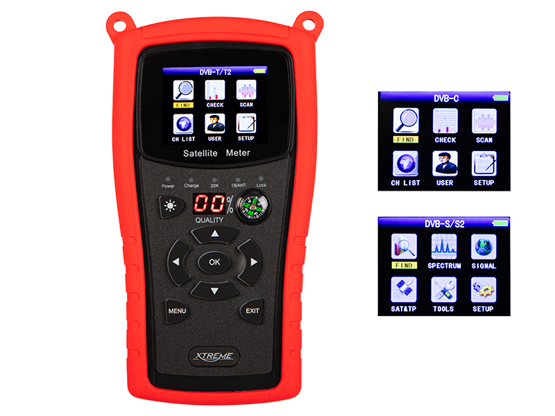 Digitálny satelitný merací prístroj DVB-T