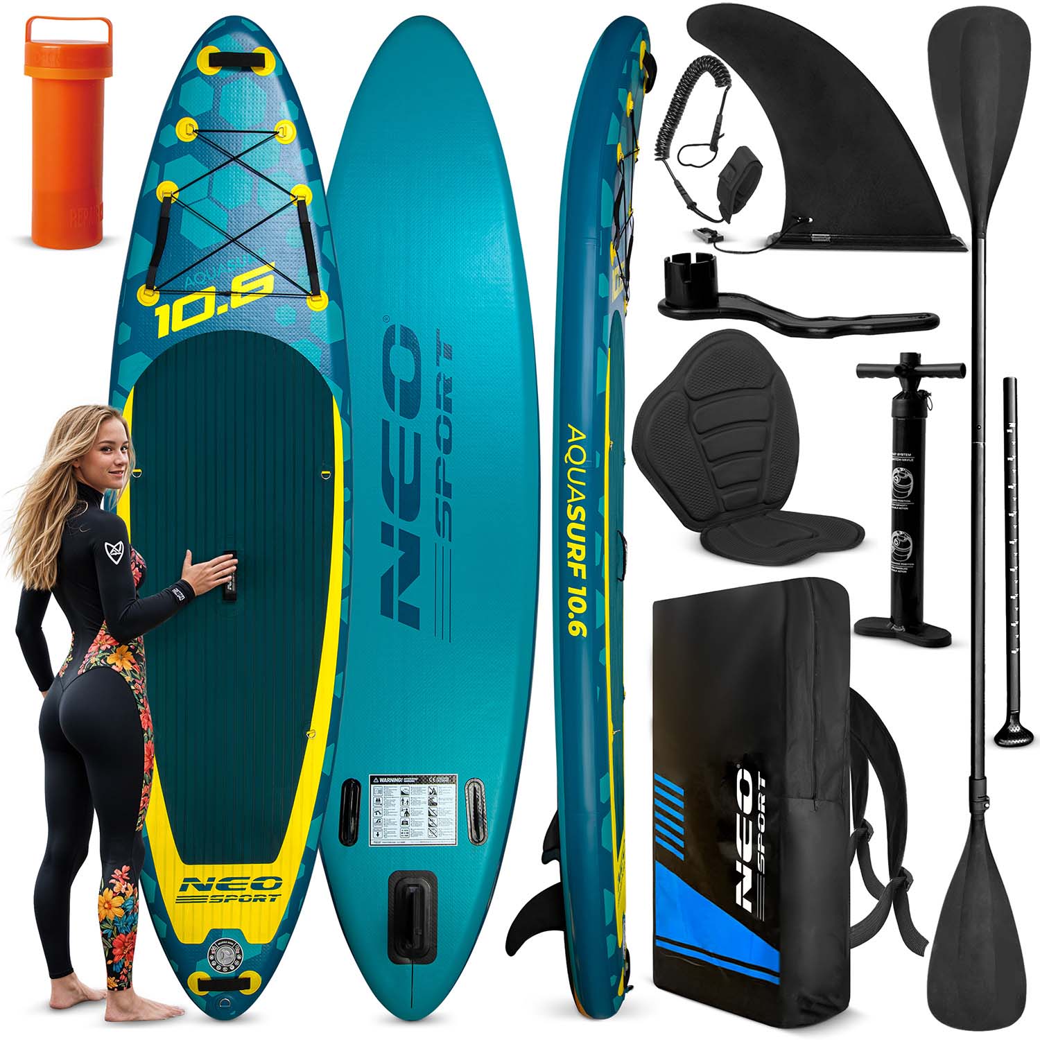 Paddleboard Aquasurf 320 x 84 x 15 cm Neo-Sport 170203