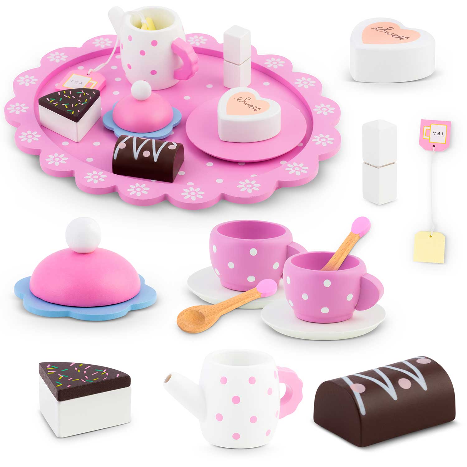 Drevená hračka čajový set RK-869 Ricokids