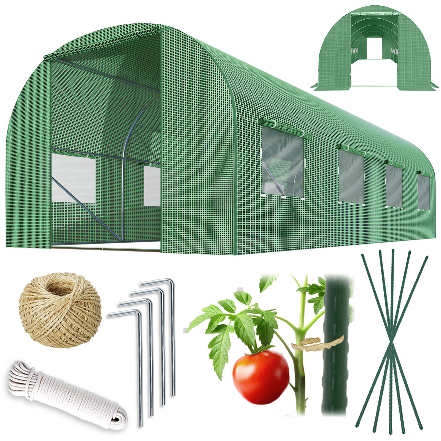Záhradný tunel 2,5 x 4 m (10m2) Plonos