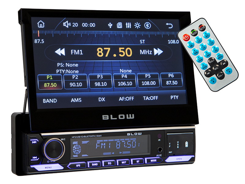 Rádio BLOW SlideX RDS/MP3/USB/micro SD/BLUETOOTH