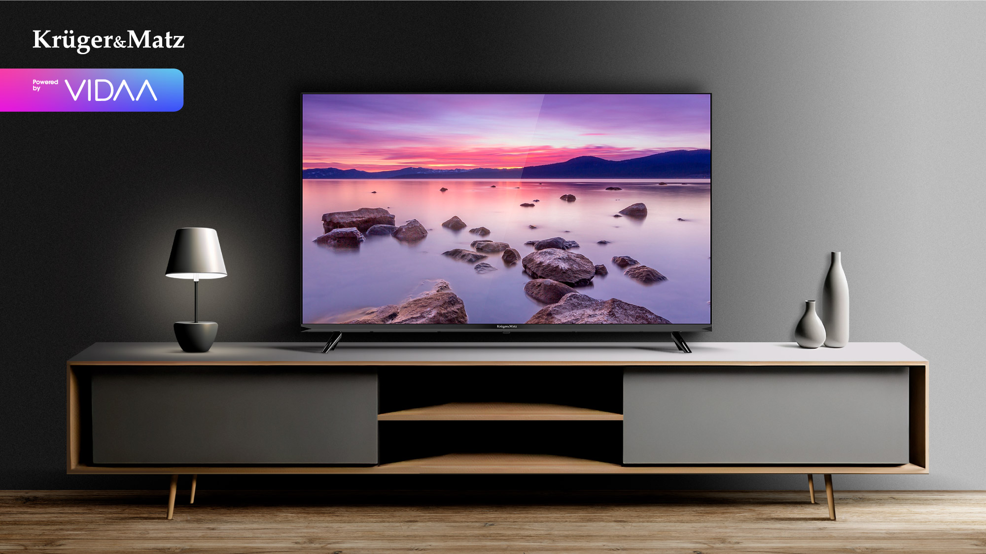Televízor Kruger&Matz 40" FHD smart DVB-T2/S2 H.265 Hevc