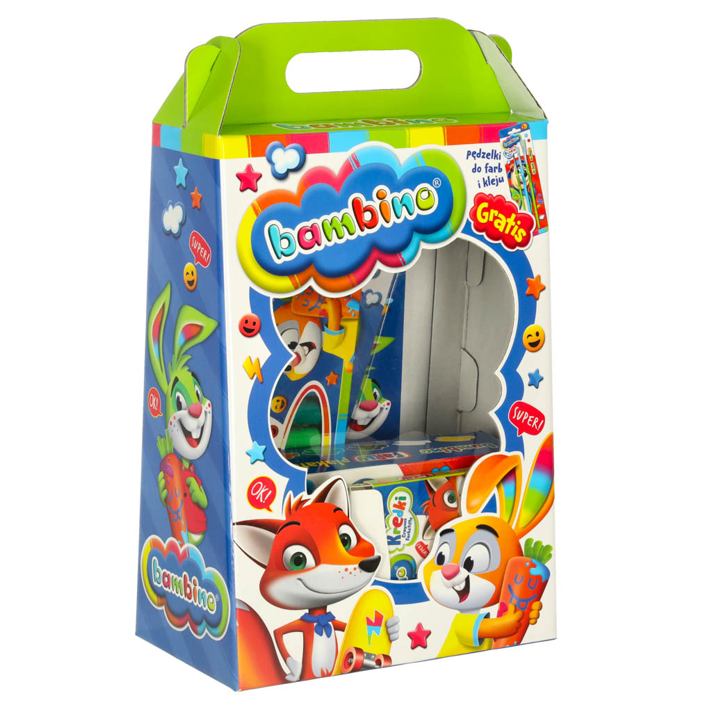 BAMBINO darčeková sada farieb, pasteliek