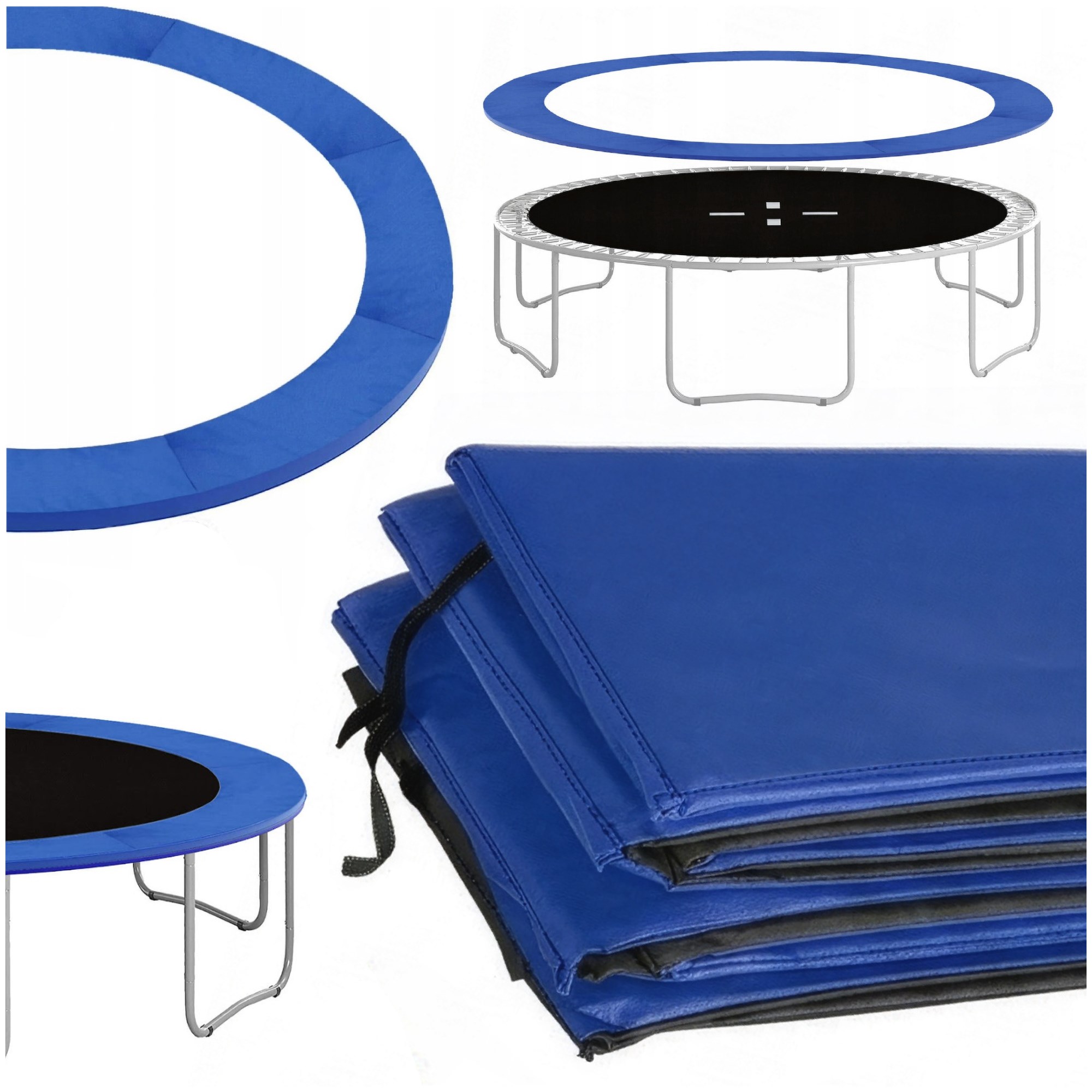 Ochranný kryt pružín na trampolínu 396 cm 13 ft modrý S-TP-13FT 396 CM BLUE