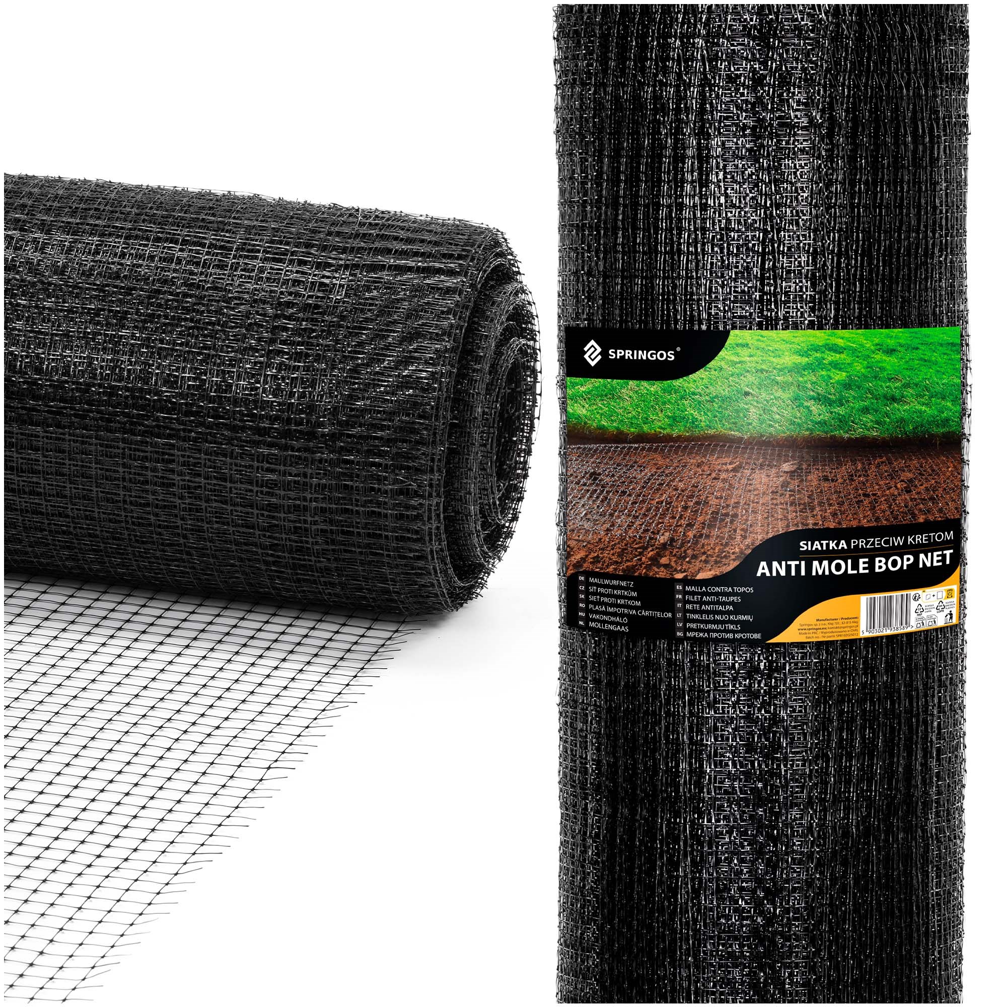 Sieť proti krtom 2 × 300 m 30 g/m? S-AN0009