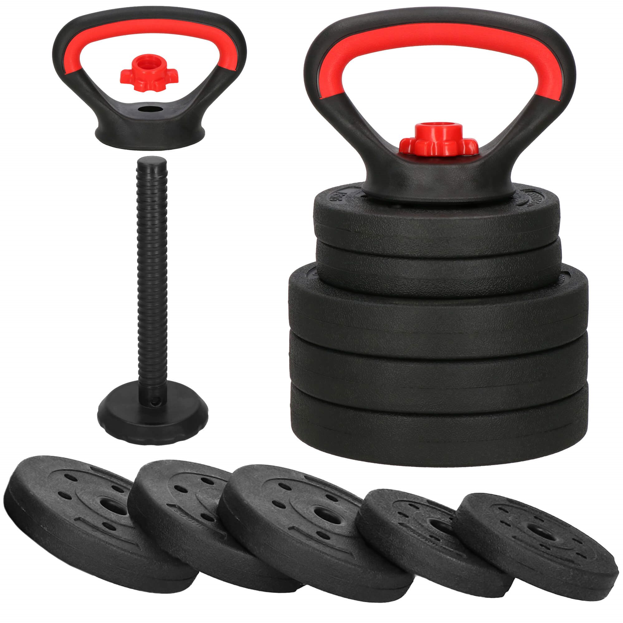 Kompozitná činka kettlebell 10 kg S-FA1673