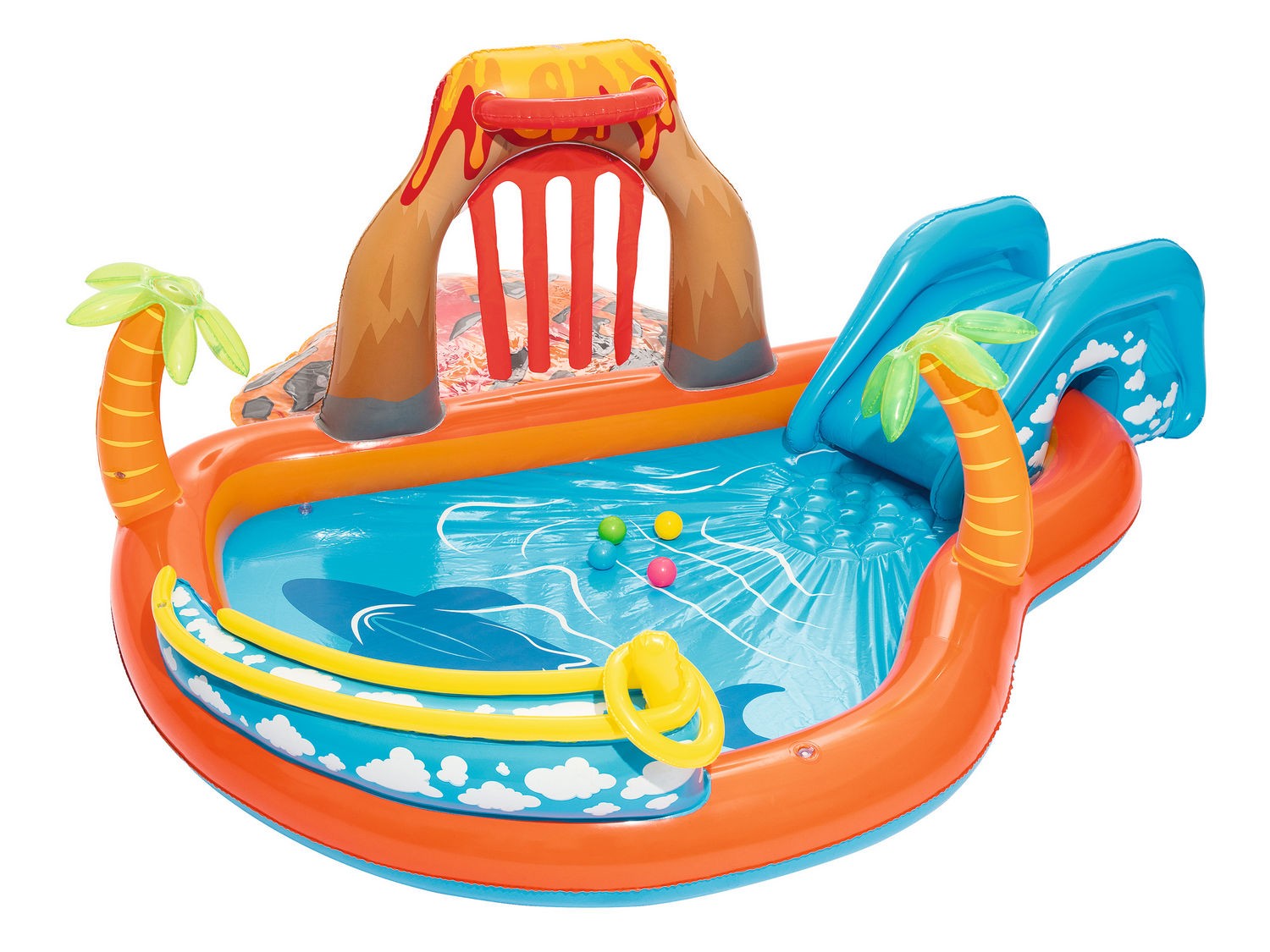 Nafukovacie ihrisko Lava Lagoon 265 x 265 x 104 cm Bestway 53069