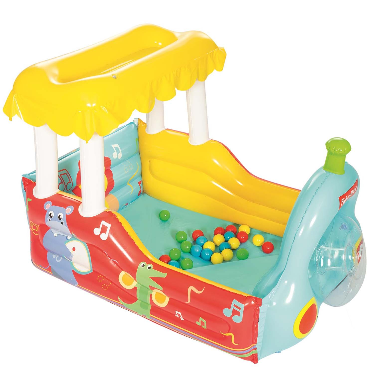 Ohrádka vlak + loptičky Fisher-Price Bestway 93537