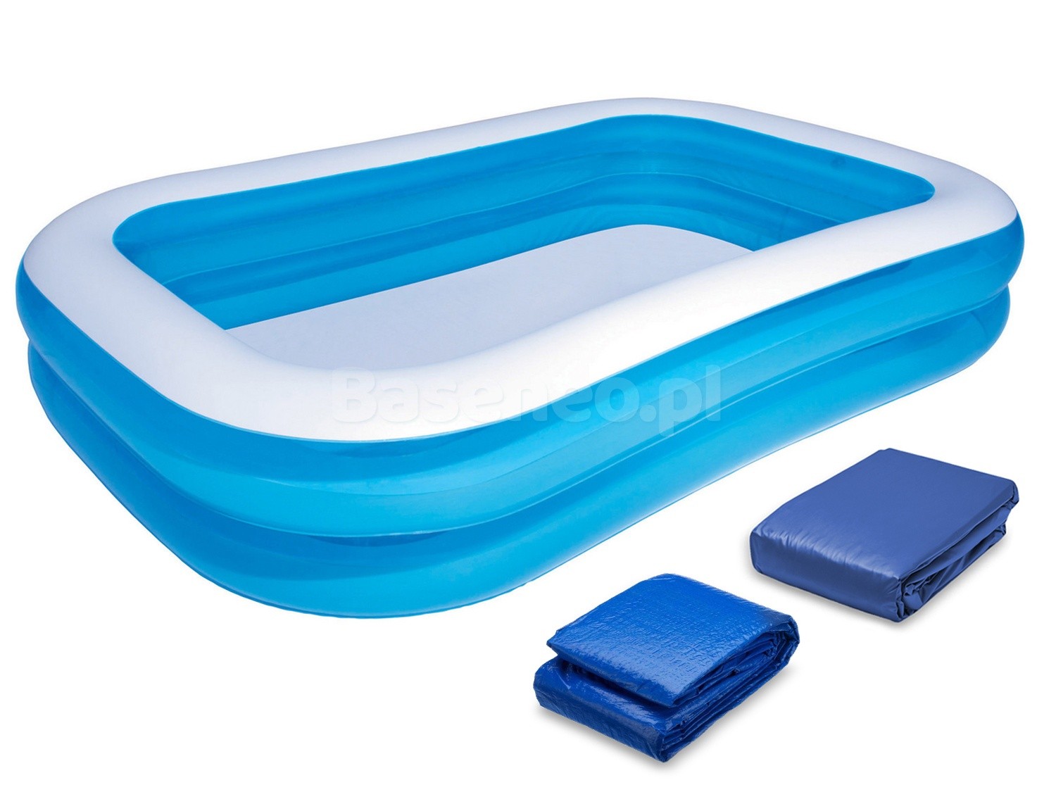 Rodinný nafukovací bazén 262 x 175 x 51 cm 3v1 Bestway 54006