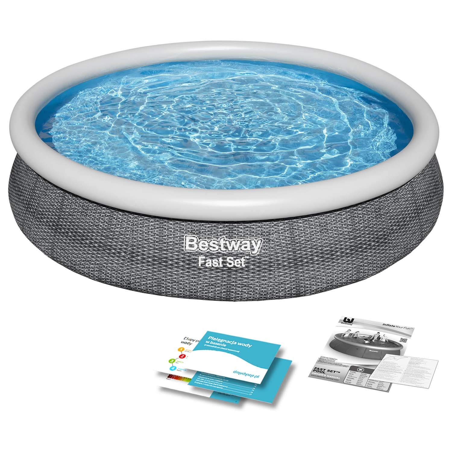 Samo rozkladací záhradný bazén 366 x 76 cm 4v1 Bestway 57443