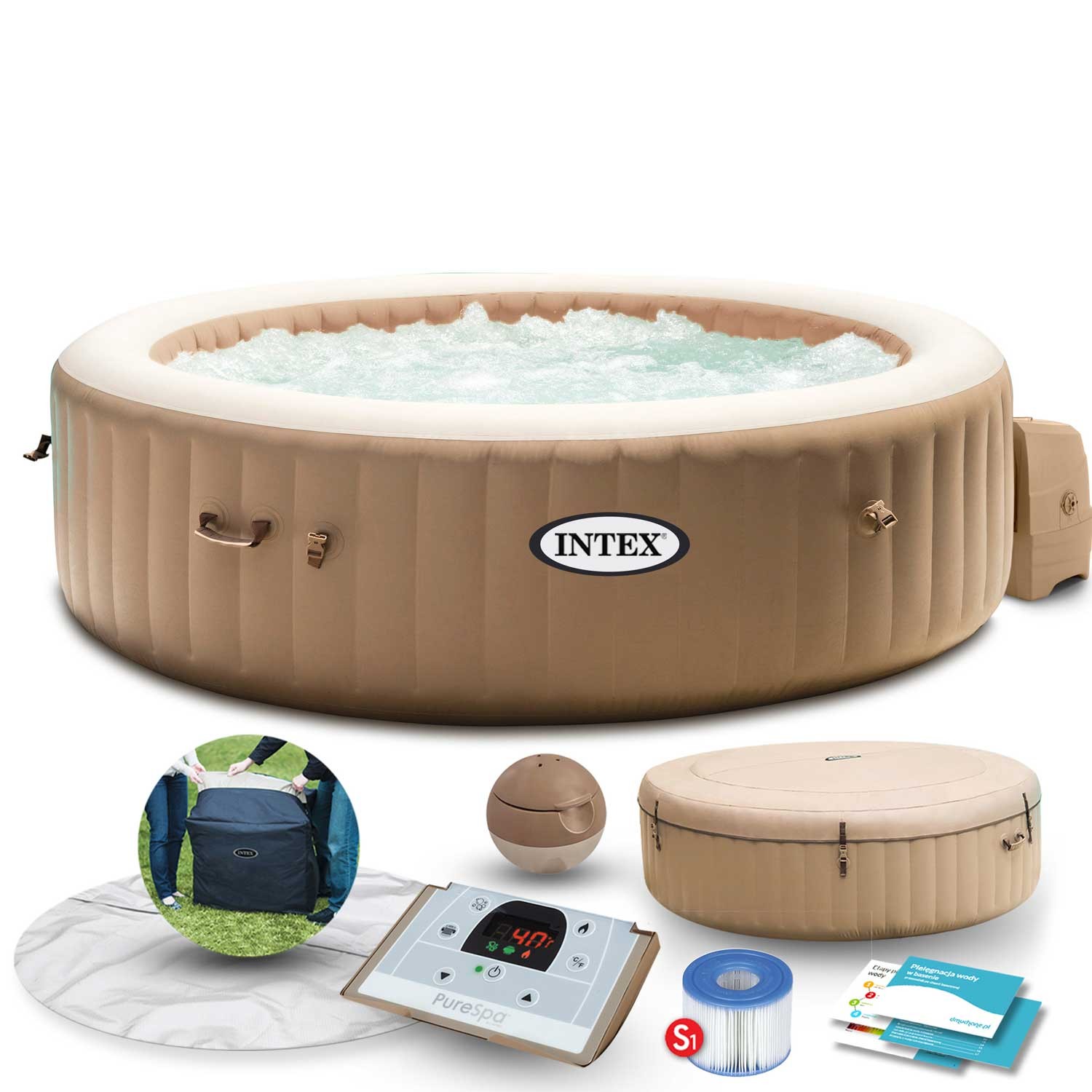 Nafukovacie SPA s hydromasážou pre 6 osôb INTEX 28428
