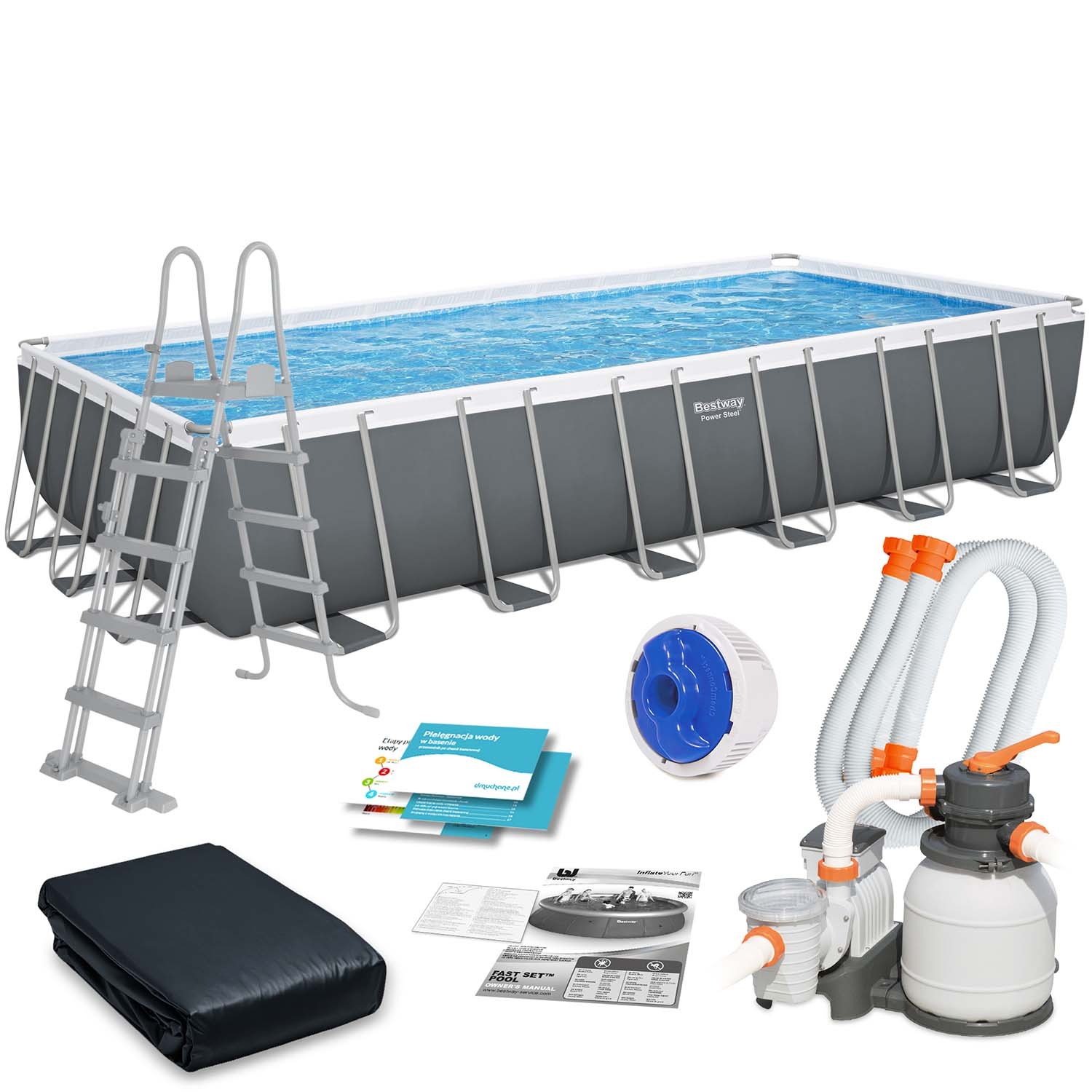 Záhradný bazén s konštrukciou 732 x 366 x 132 cm 11v1 Bestway 56475