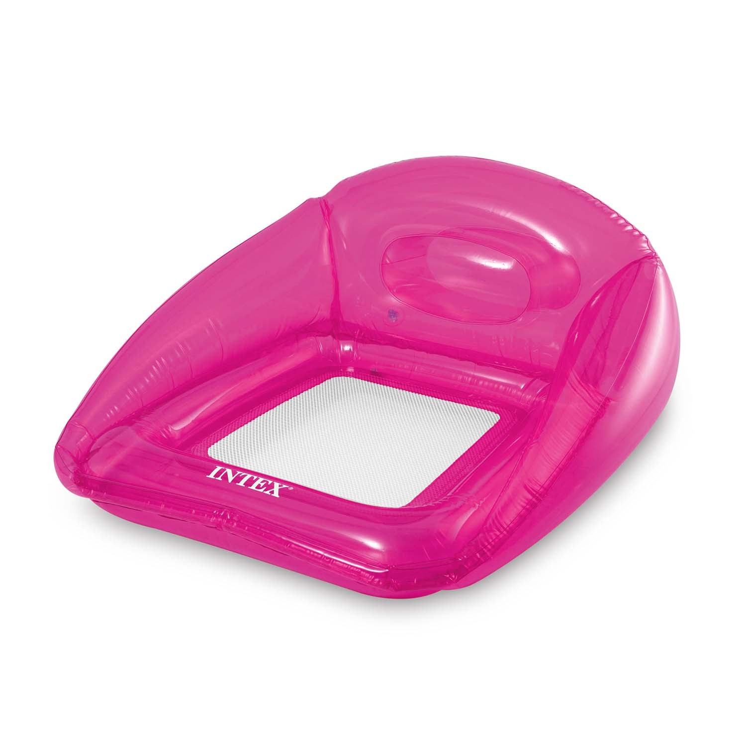 Ružový plávací matrac kreslo INTEX 56802