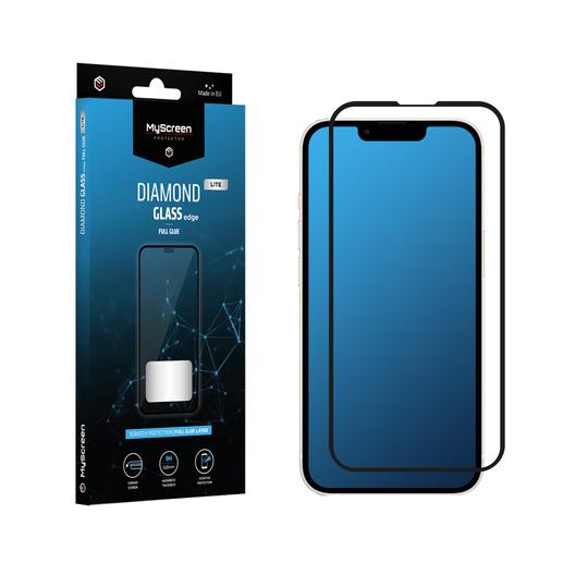 Ochranné sklo na Apple iPhone 13 mini 5,4" čierne full glue MyScreen Diamond Glass Lite L-MS12