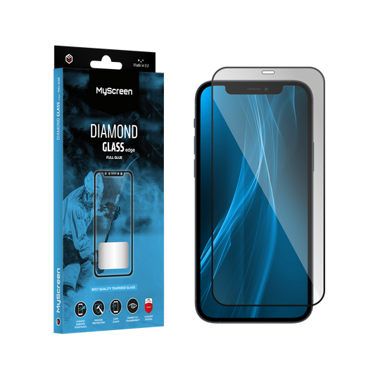 Ochranné tvrdené sklo MyScreen Diamond Glass Lite na Apple iPhone 13 Pro Max 6,7" čierne L-MS13