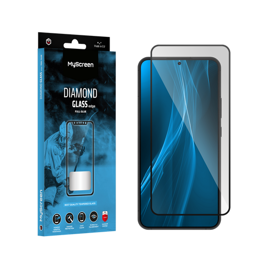 Ochranné sklo MyScreen DIAMOND GLASS LITE edge FULL GLUE čierne Samsung Galaxy S22/S23