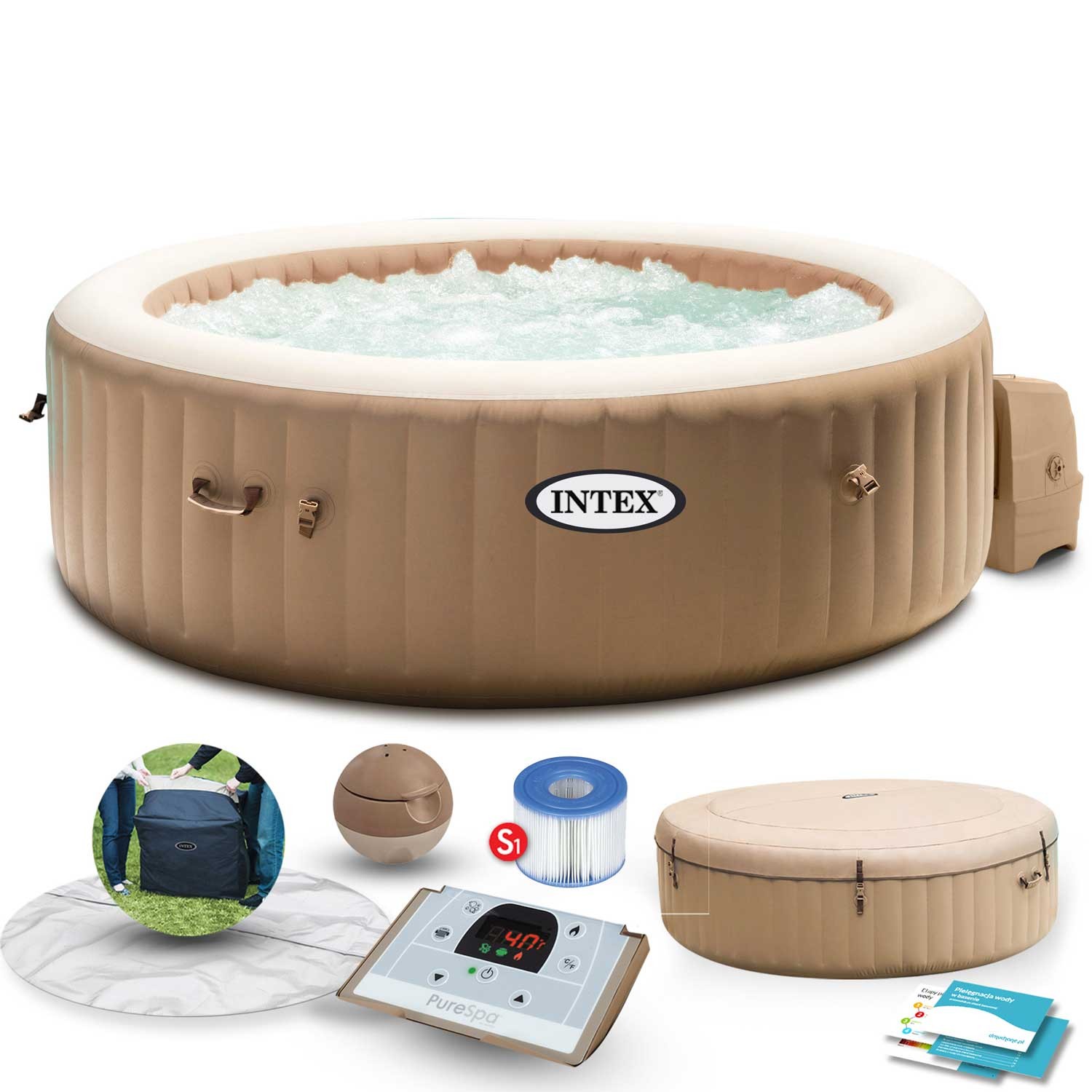 Nafukovacie SPA s hydromasážou pre 4 osoby INTEX 28426