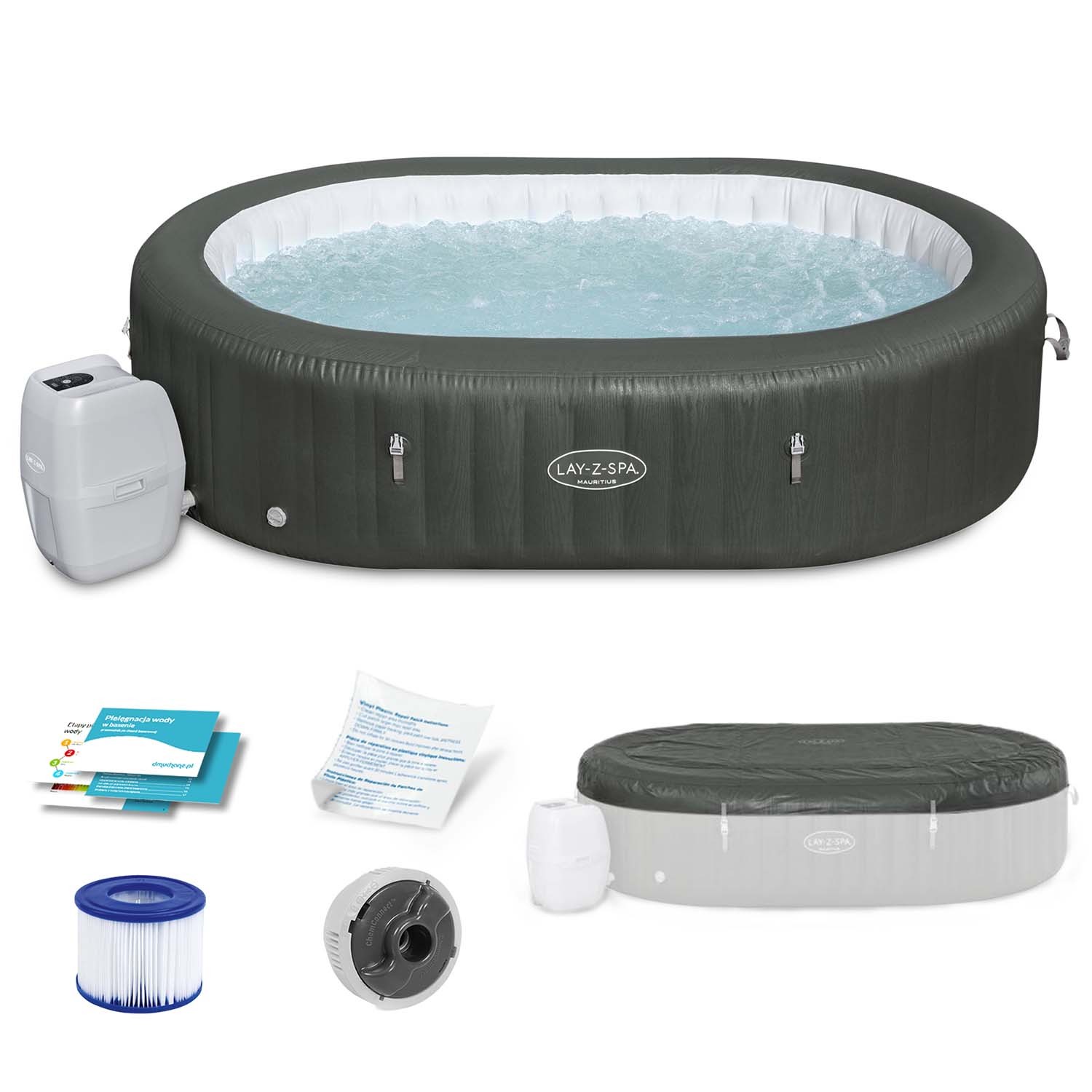 Nafukovacie SPA Lay-Z Mauritius 7 osôb Bestway 60067