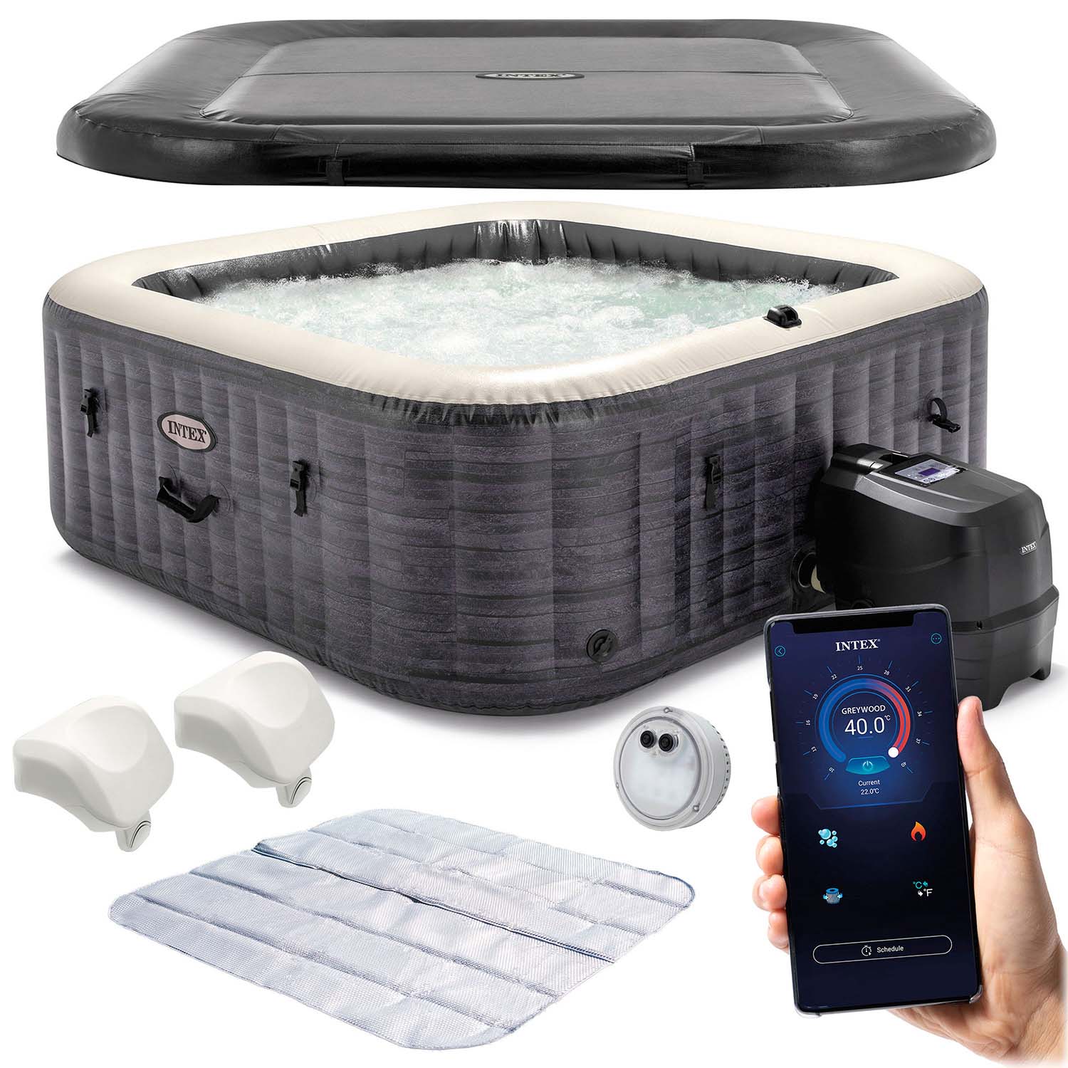 Nafukovacie SPA s hydromasážou pre 6 osôb INTEX 28452