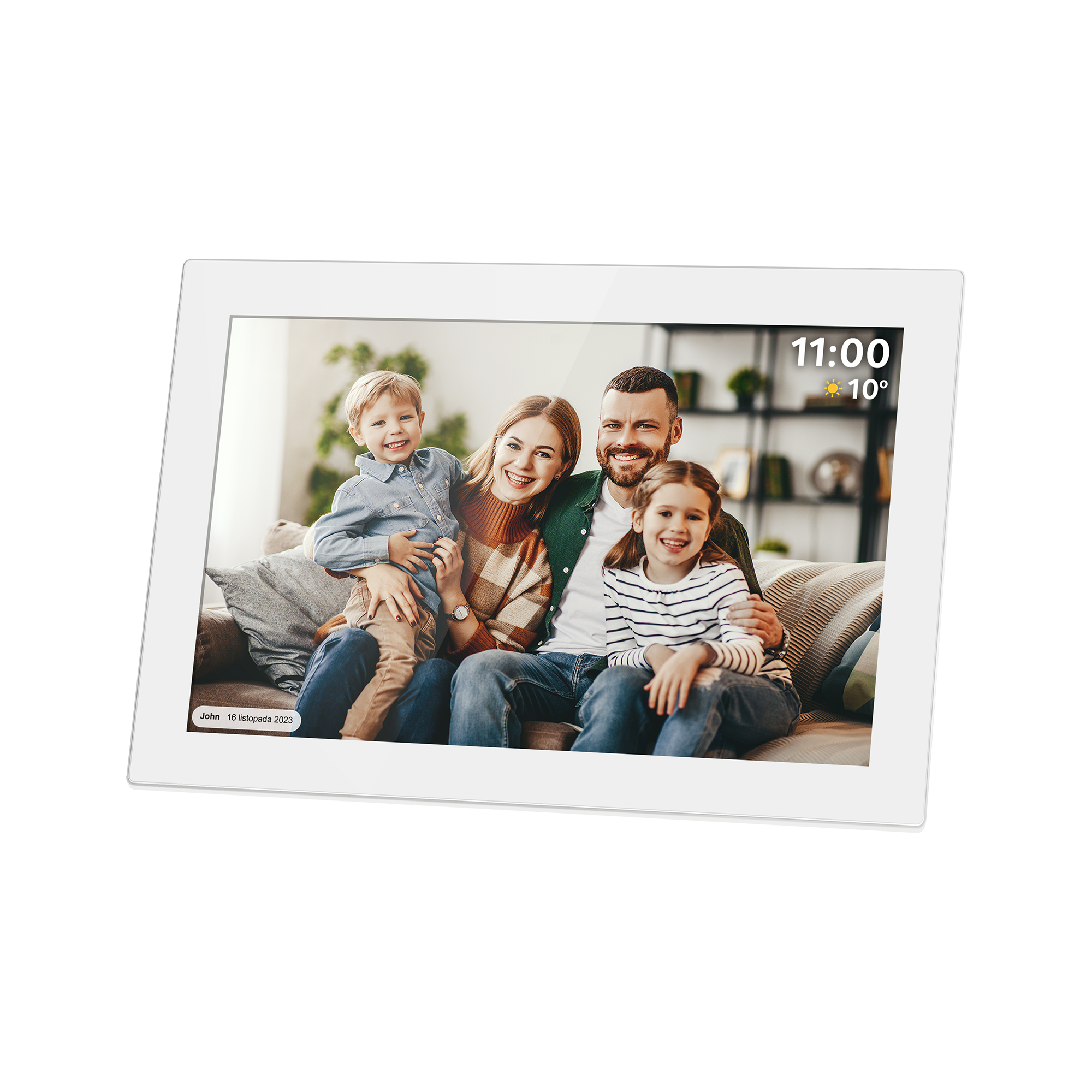 Digitálny rám Kruger&Matz na fotografie FRAMEO Wi-Fi 10,1" biely