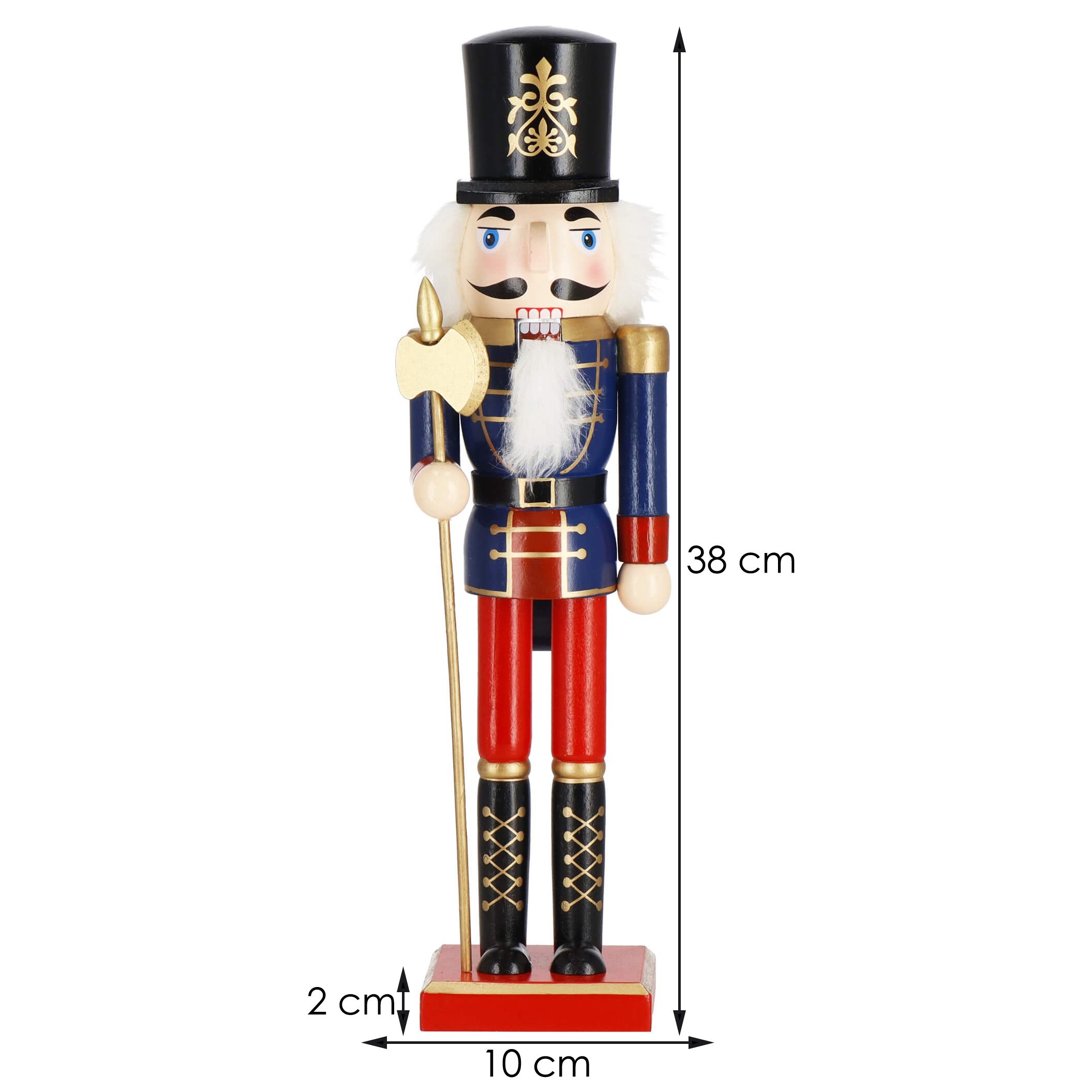 Vianočný luskáčik 38 cm S-CA0917