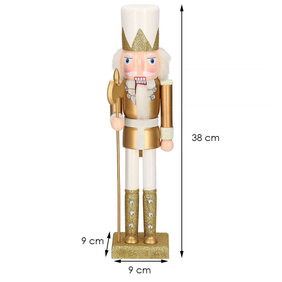 Springos CA0916 VIANOČNÁ OZDOBY LUSKÁČIK 38 CM