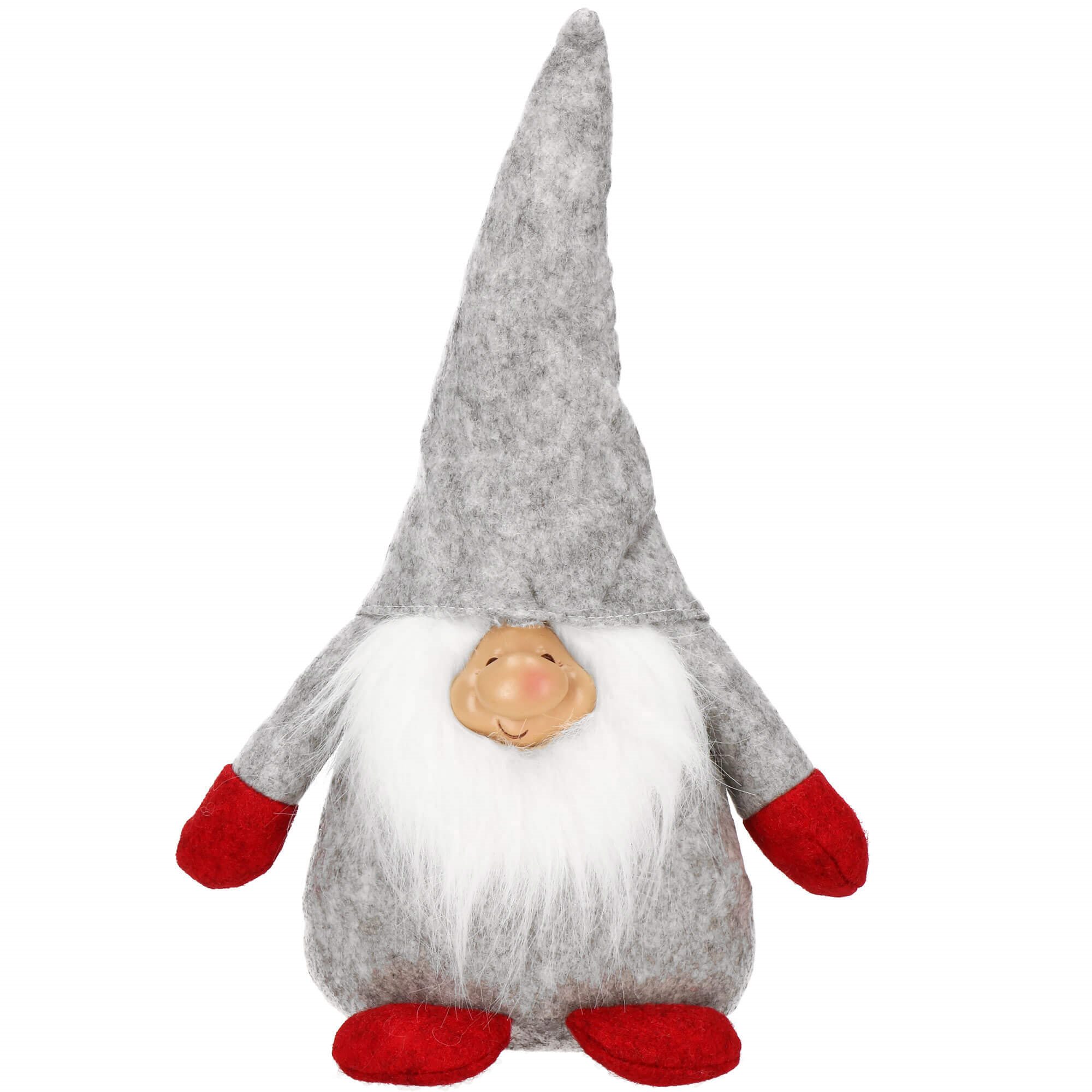 Vianočný škriatok sivý 38 cm S-CA0698