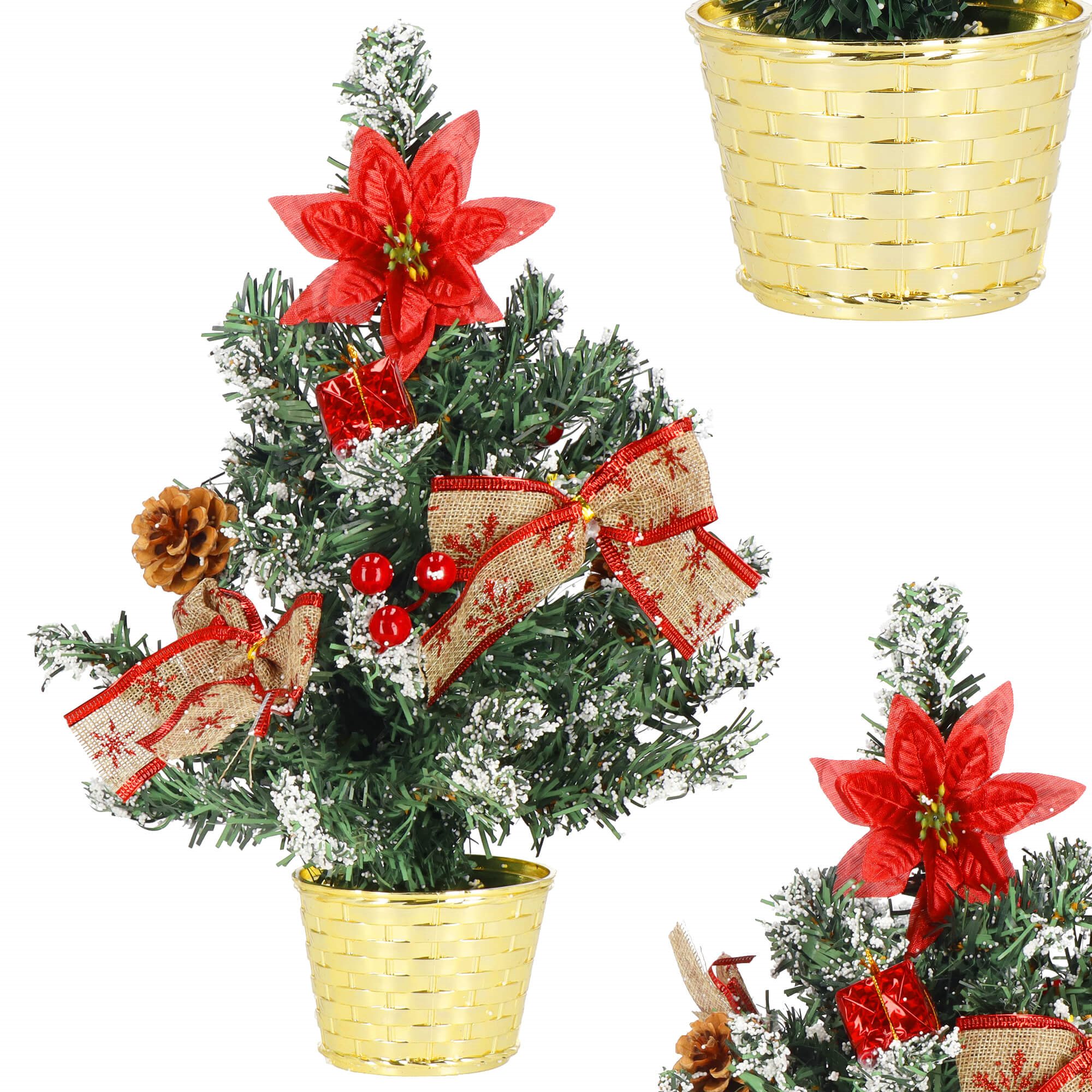 Stolný vianočný stromček v kvetináči 40 cm S-CA1049
