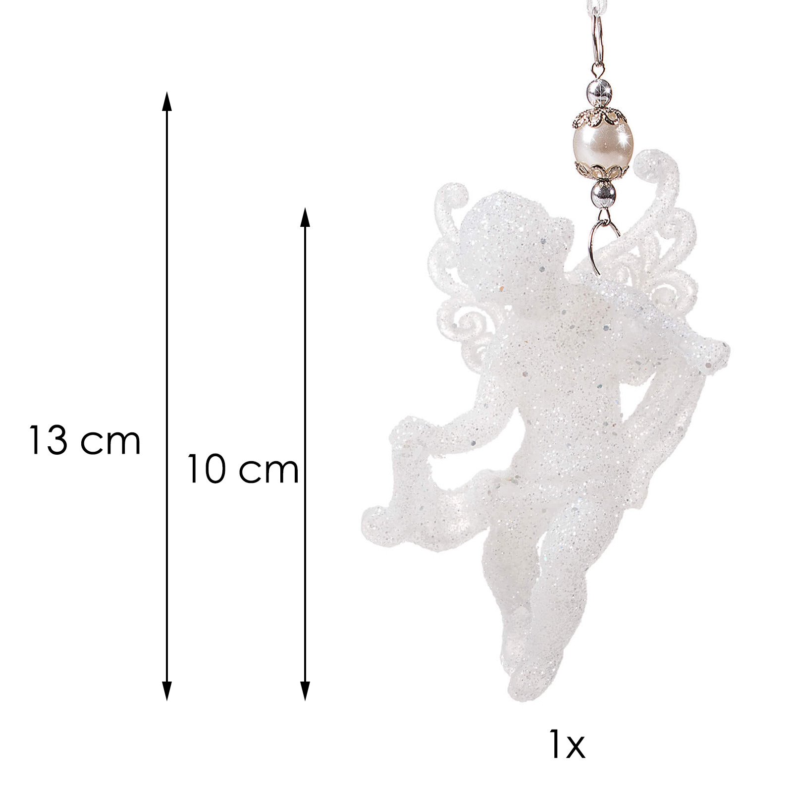 Vianočná ozdoba na stromček anjelik 13 cm S-CA0079
