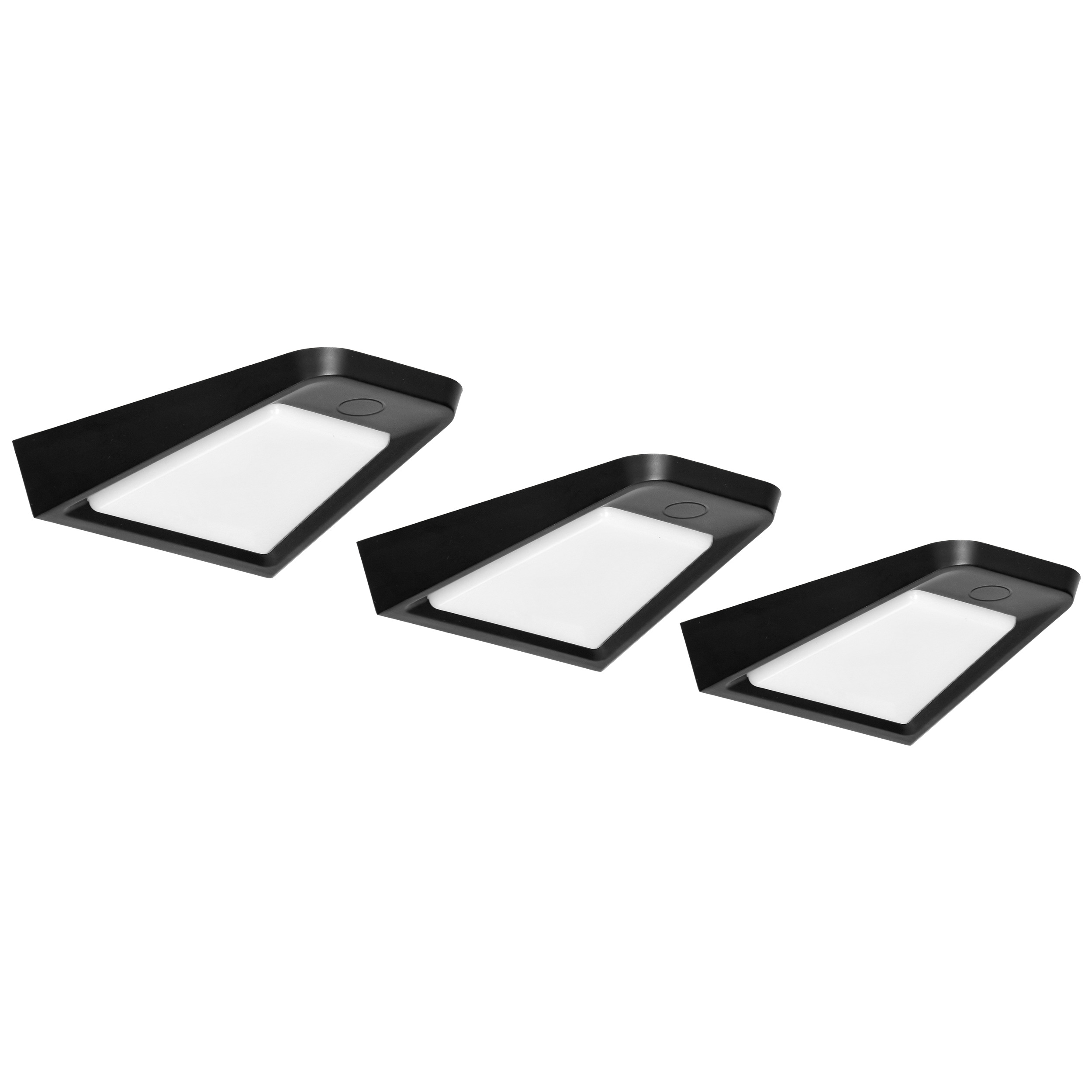 LED žiarovky pod skrinku 3x2W 4000K senzor čierne