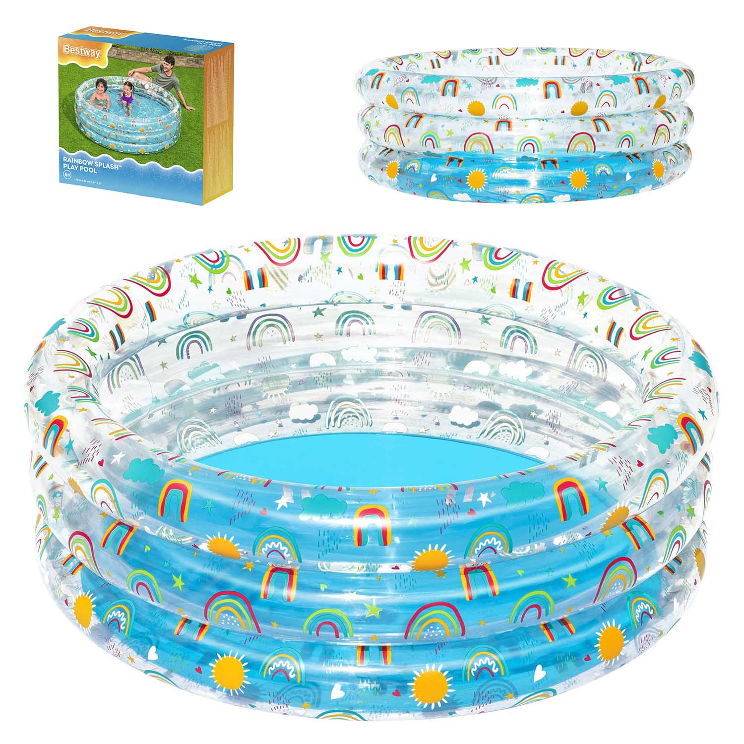 Detský nafukovací bazén 170x53 cm Bestway 51048