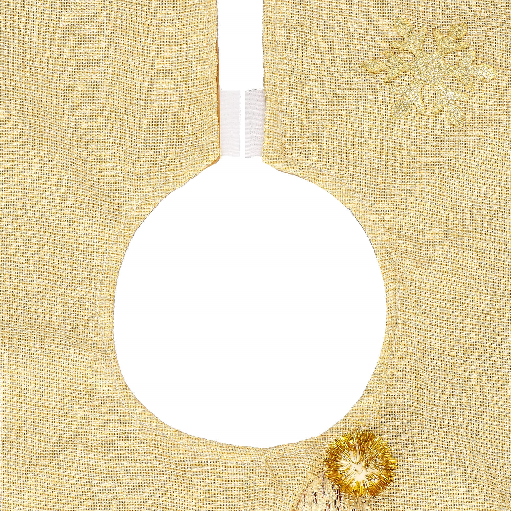 Podložka pod vianočný stromček zlatá 106 cm Santa Claus S-CA0709