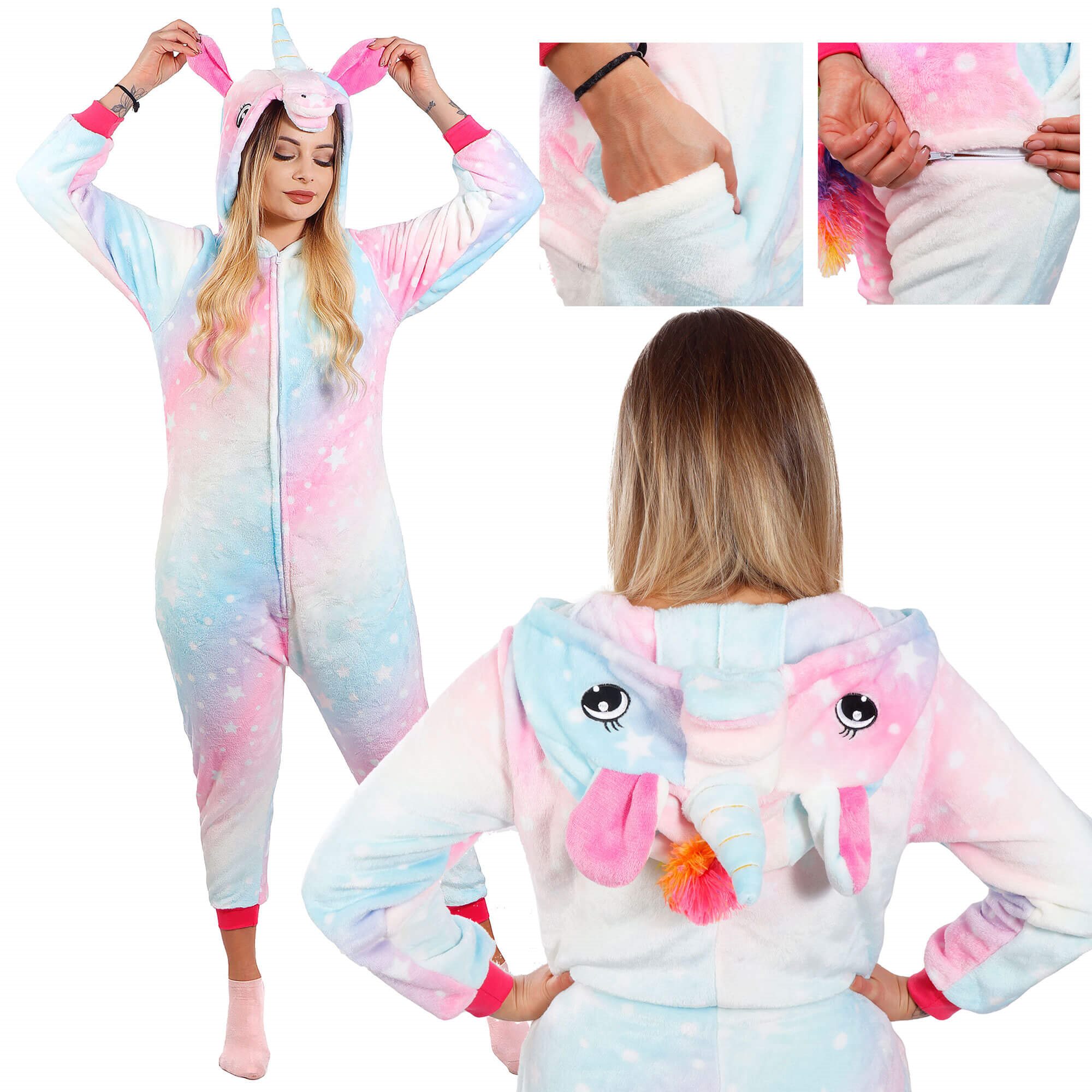 Kigurumi pyžamo jednorožec M S-HA5080