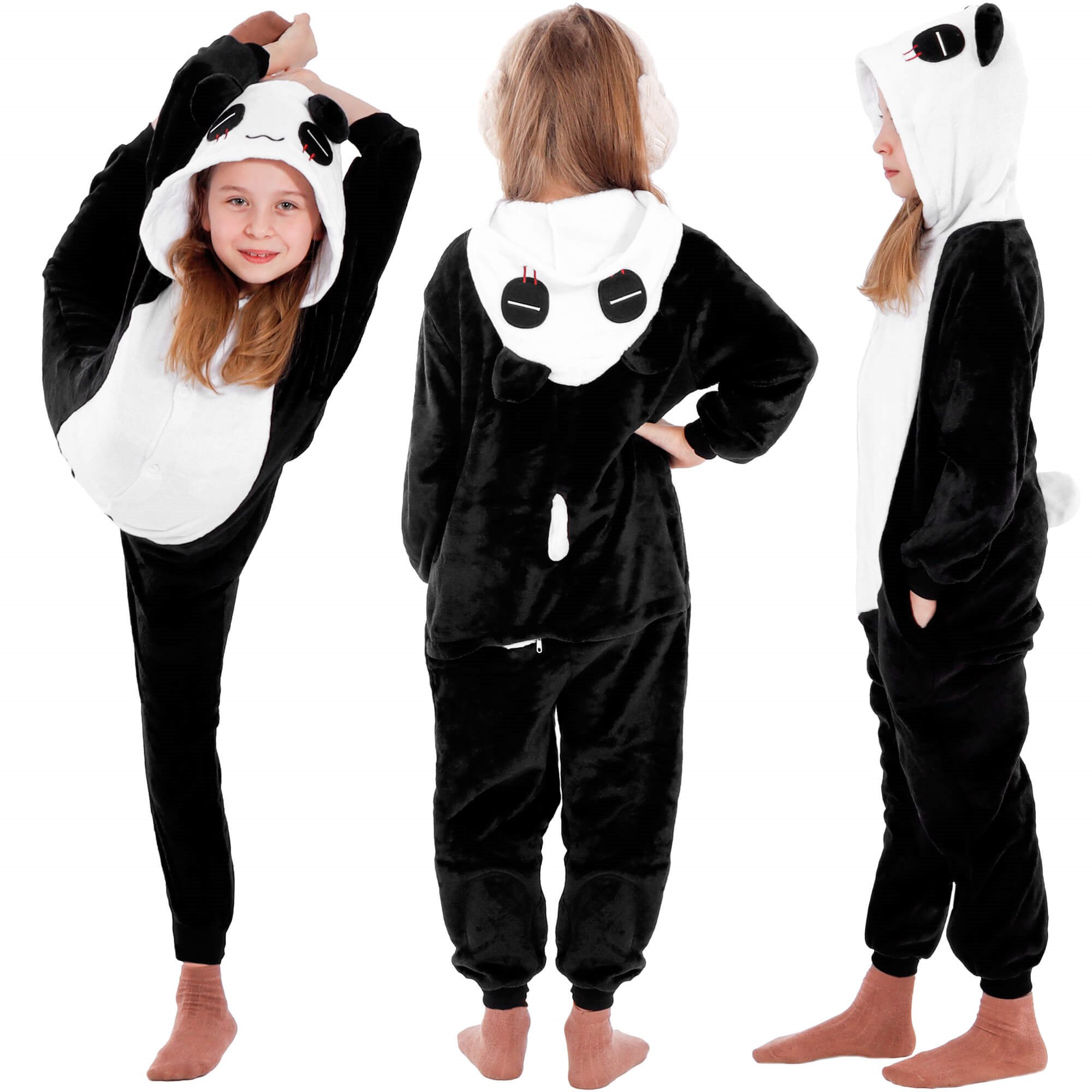 Detské kigurumi pyžamo panda 125–140 cm S-HA5069