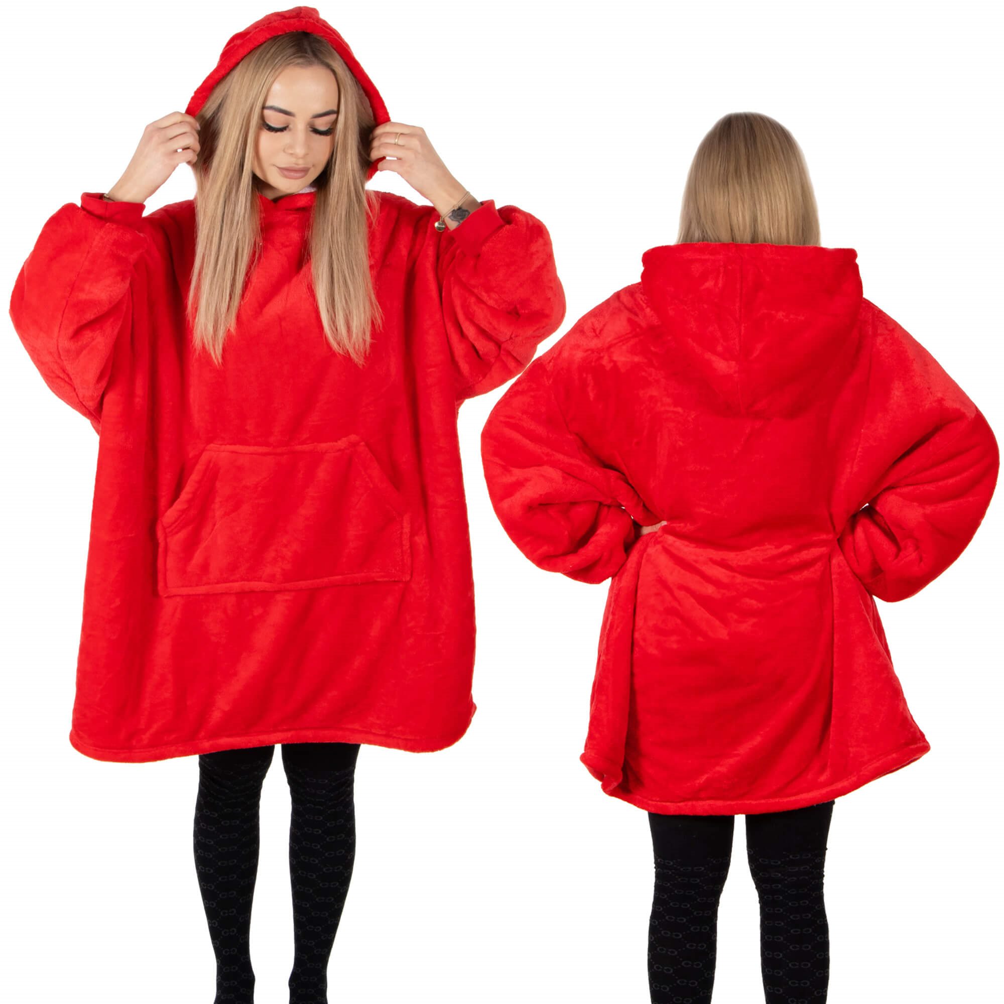 Oversize mikina deka s kapucňou S-HA7321