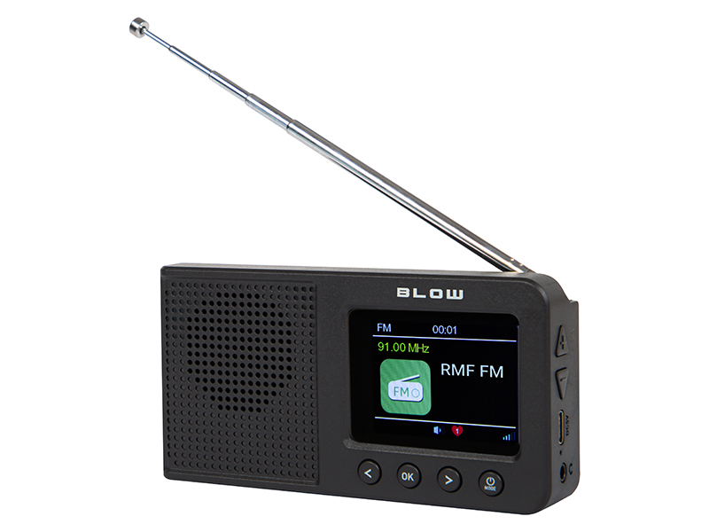Kuchynské rádio FM/DAB+ BLOW RK3 BT čierne